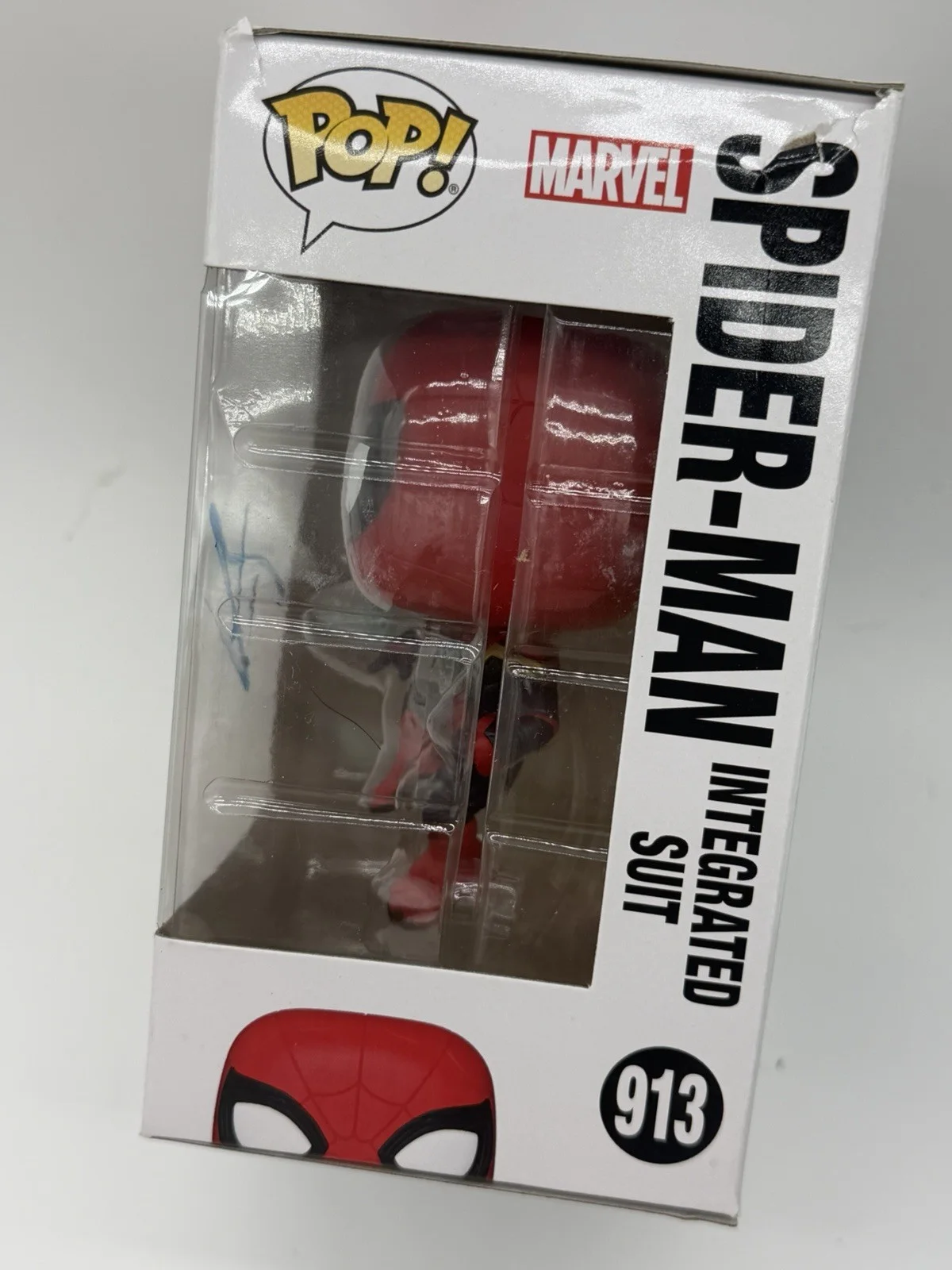 Tom Holland — Tom Holland Signed Spider Man Funko Pop 913 No Way Home Video Proof Toby McGuire, image 3