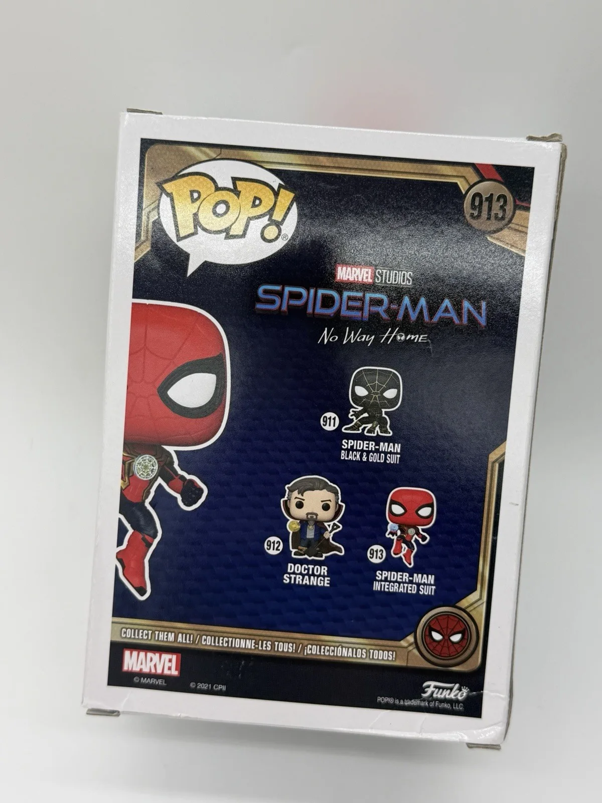 Tom Holland — Tom Holland Signed Spider Man Funko Pop 913 No Way Home Video Proof Toby McGuire, image 4