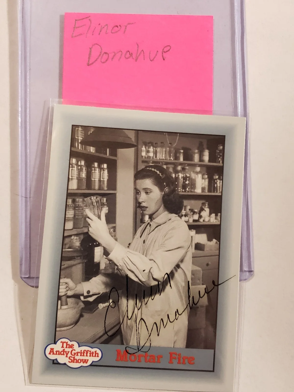 Elinor Donahue — Elinor Donahue Signed Ellie Walker The Andy Griffith Show Trading Card 1990