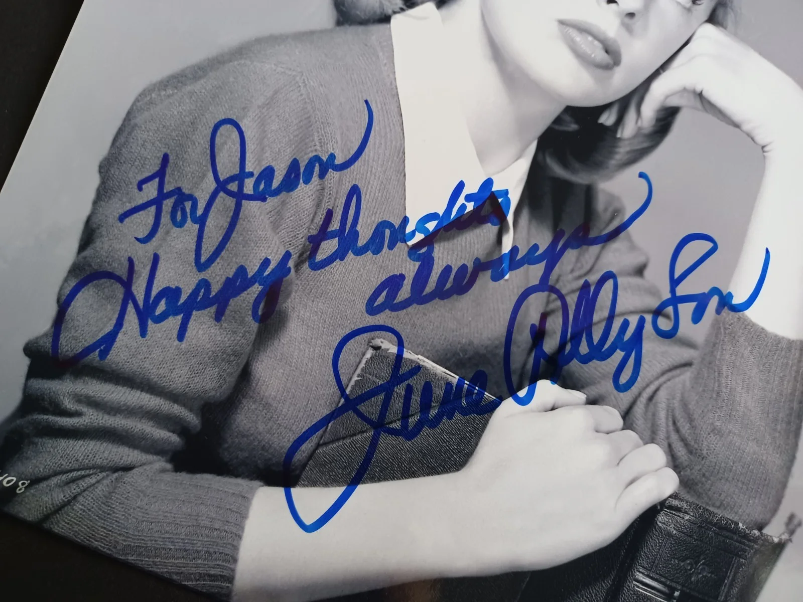 June Allyson (d. 2006) Signed 8x10 Photo - Too Young to Kiss, изображение 2