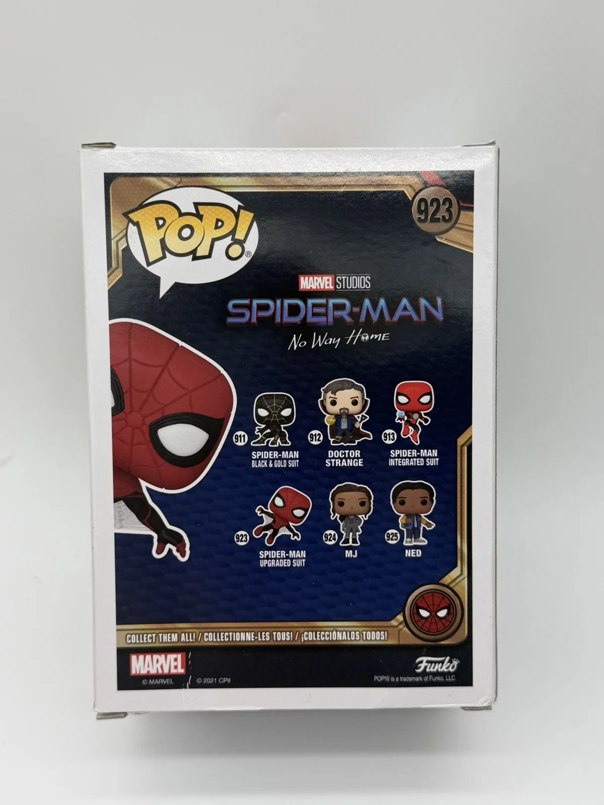 Tom Holland — Tom Holland Signed Spider Man Funko Pop 923 No Way Home Video Proof Bad Bunny, изображение 4