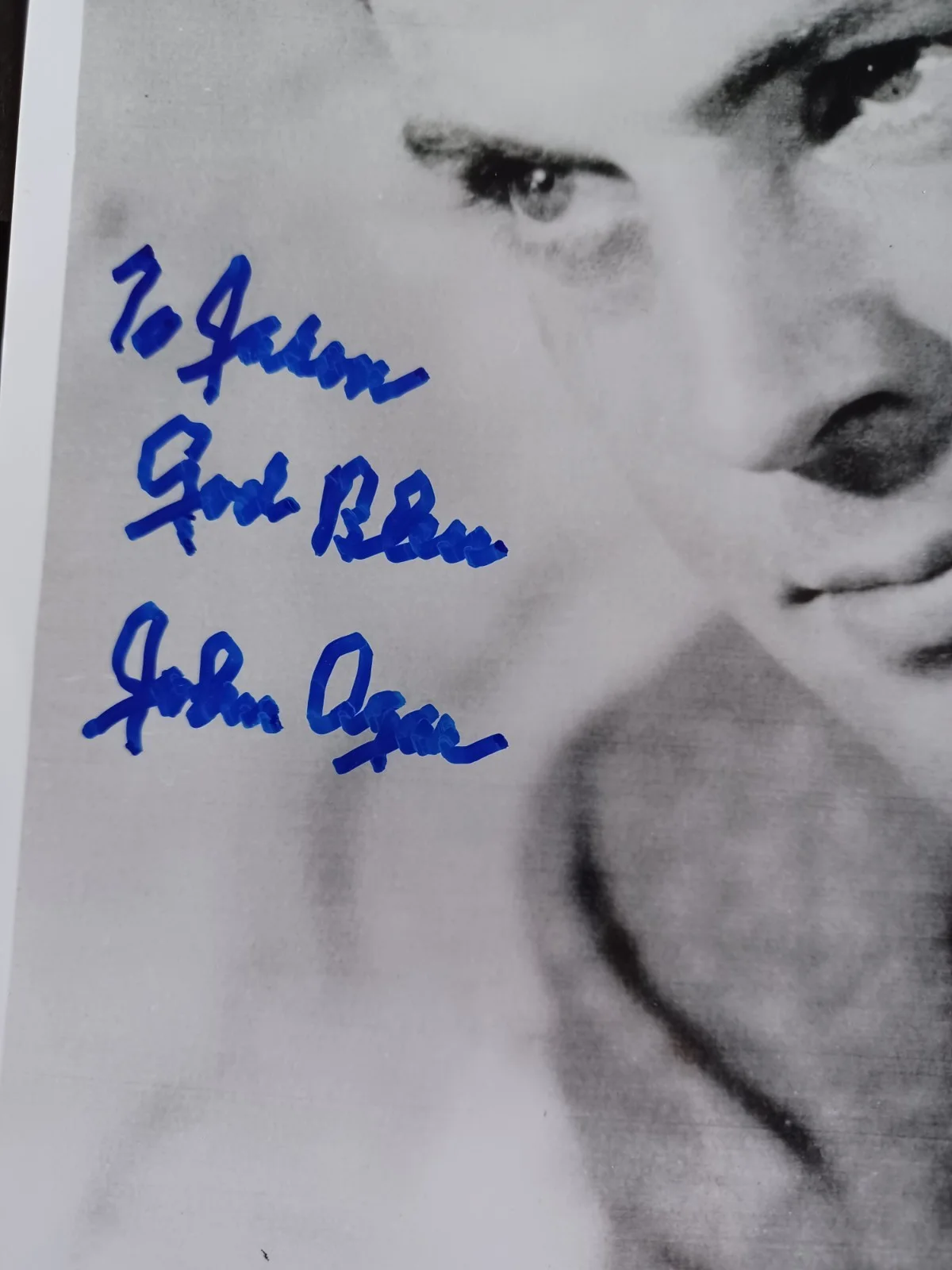 John Agar (d. 2002) Signed 8x10 Photo - Sands of Iwo Jima, Fort Apache, image 2