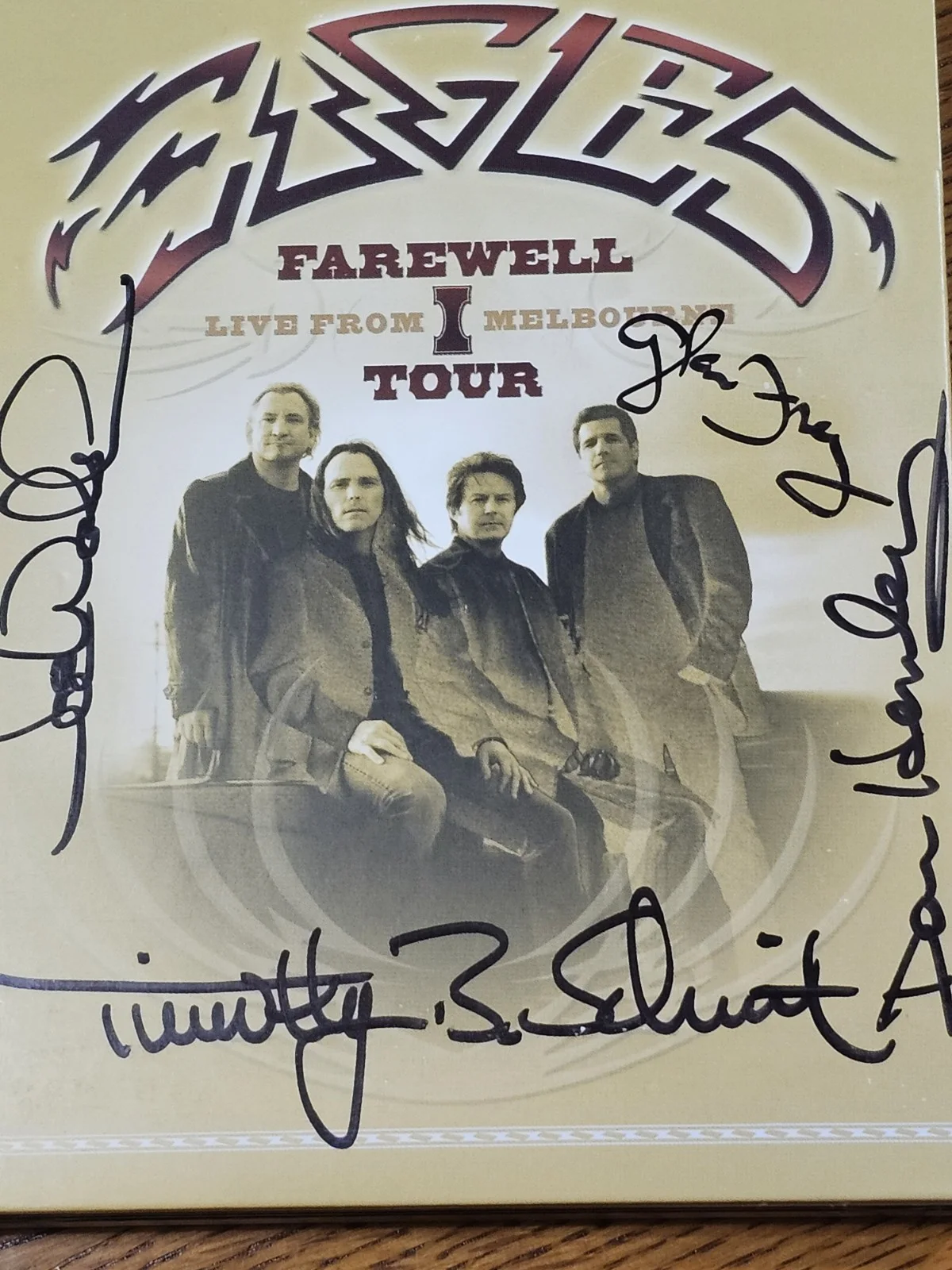 The Eagles Farewell I Tour: Live From Melbourne DVD Signed by The Band JSA COA, image 3