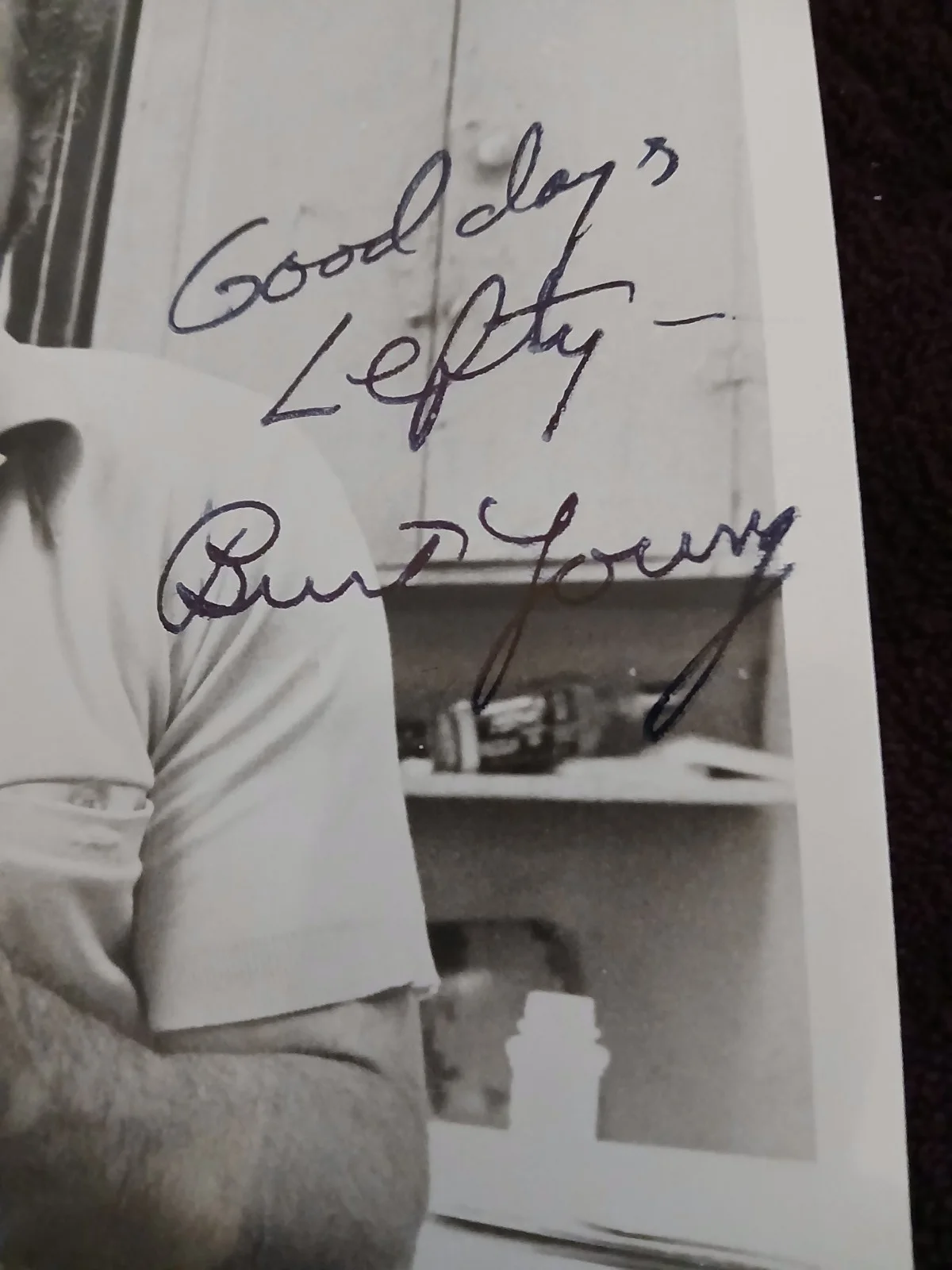 Burt Young — 1978 Signed BURT YOUNG Photo And Index Card - In Rocky, изображение 5