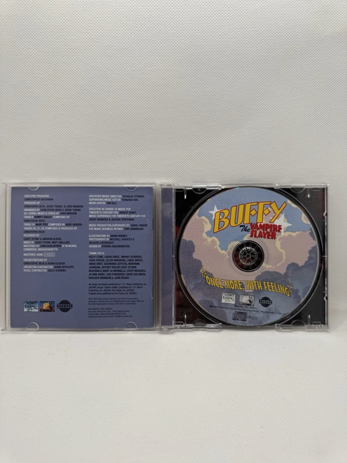 Nicholas Brendon — Buffy The Vampire Slayer Once More With Feeling Nicholas Brendon Cd Signed +2, image 3