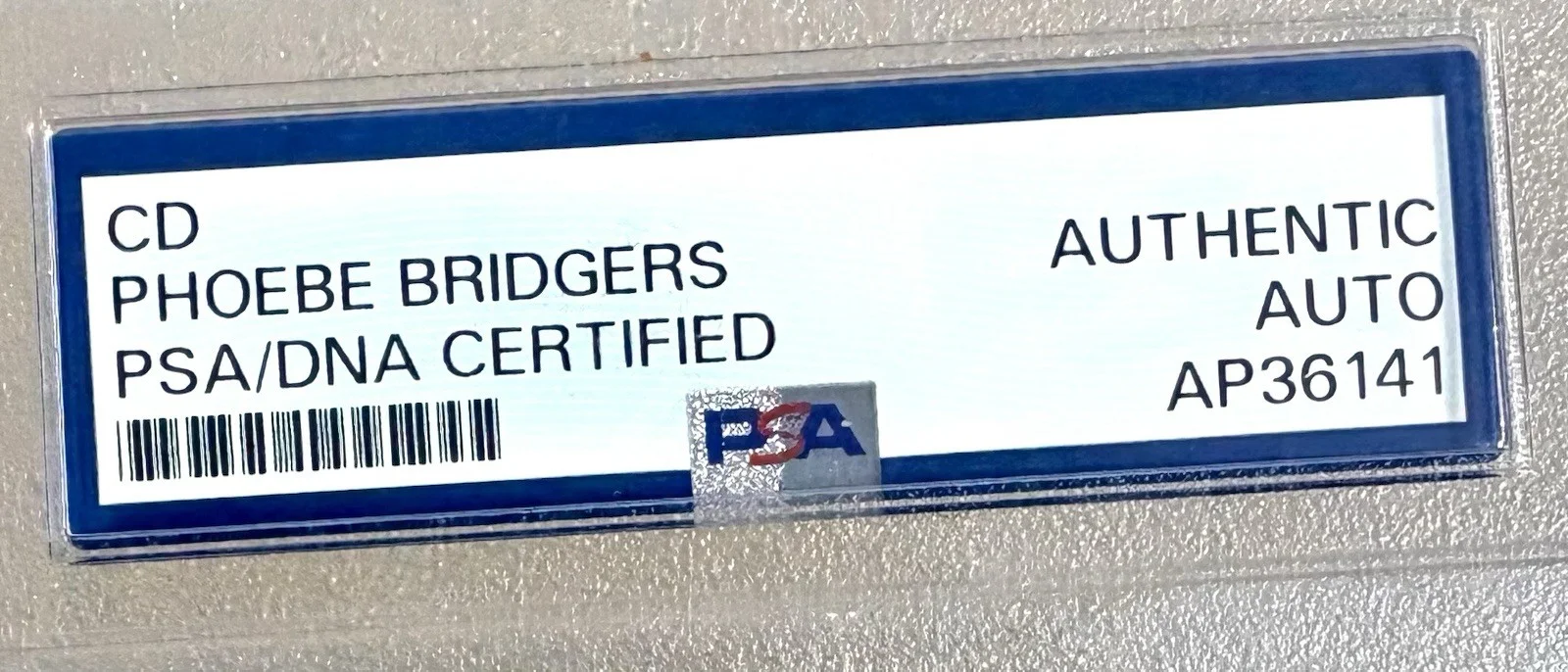 PHOEBE BRIDGERS SIGNED PSA/DNA Auto Slabbed CD Stranger In The Alps, image 3