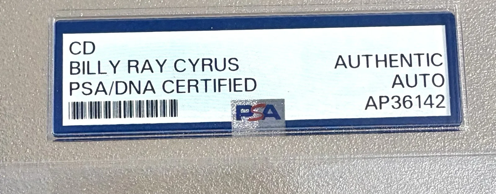 BILLY RAY CYRUS SIGNED PSA/DNA SLABBED CD Some Gave All, image 3