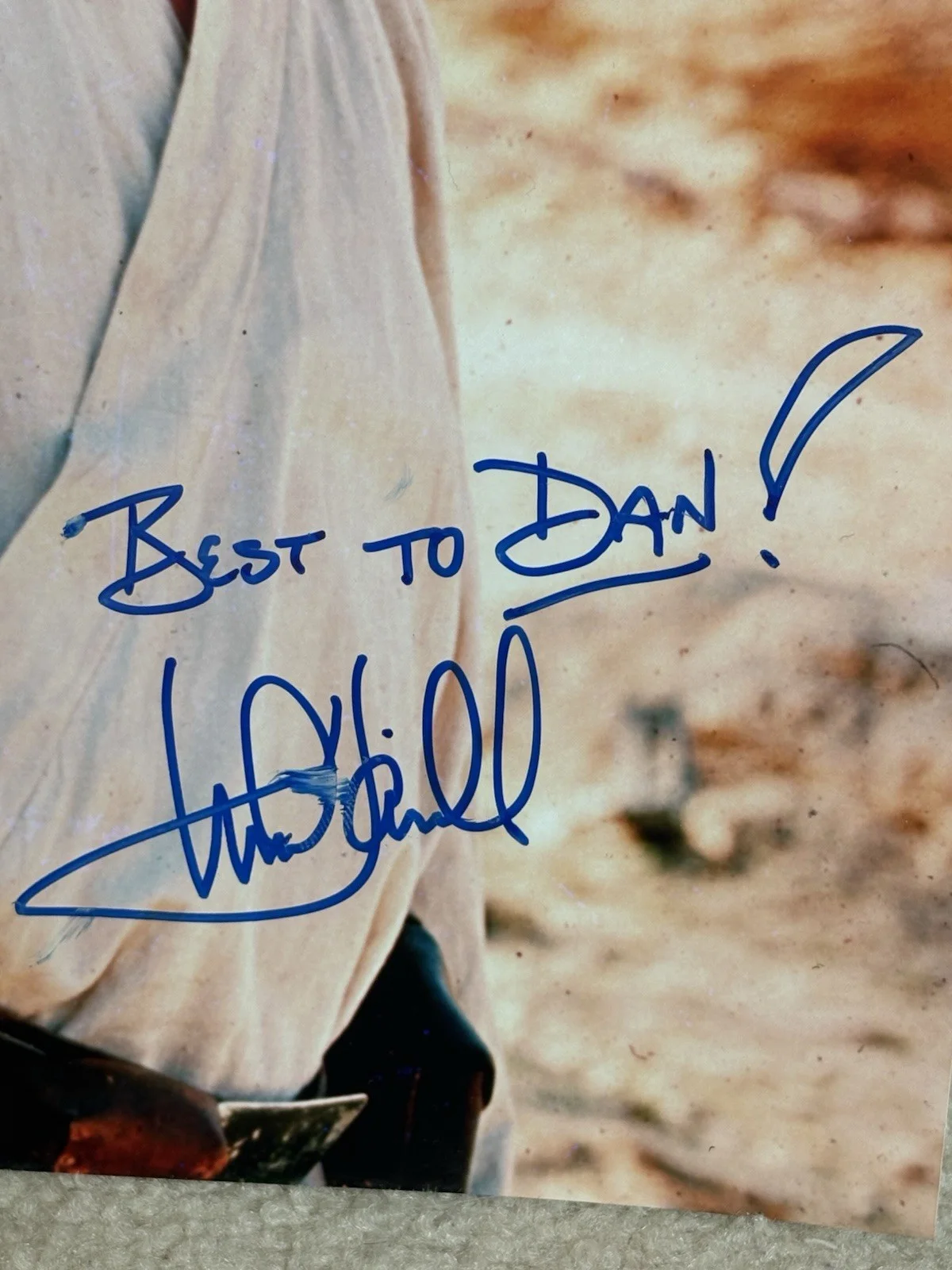 MARK HAMILL — MARK HAMILL signed LUKE SKYWALKER 8X10 Star Wars Photo- W/ Rare Personalization!, изображение 2