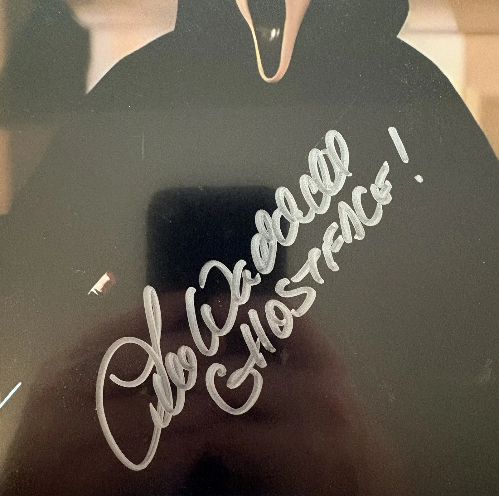 Lee Waddell Signed Ghostface Scream Autographed 8x10 Photo With Beckett COA, изображение 2