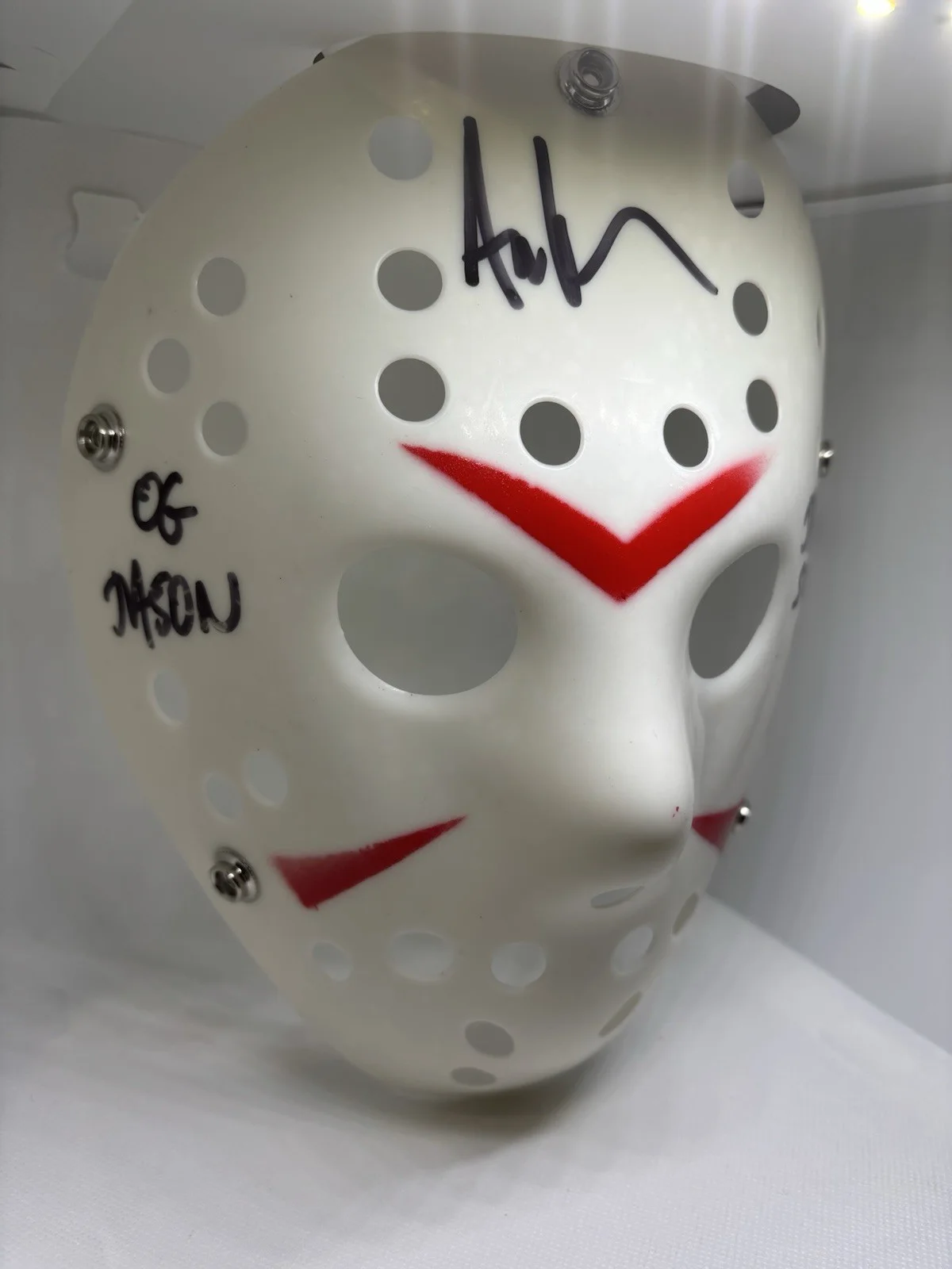 Ari Lehman — Friday the 13th Ari Lehman Autographed Hockey Mask, image 2
