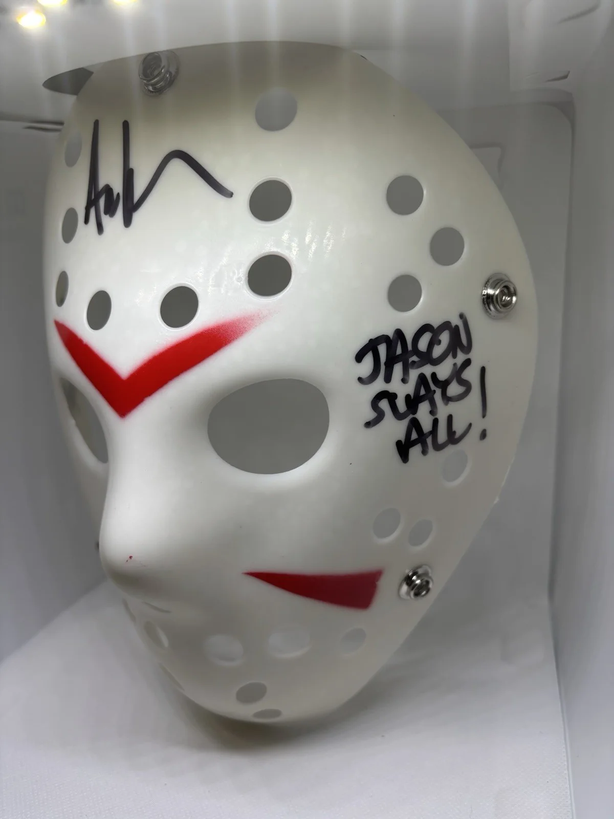 Ari Lehman — Friday the 13th Ari Lehman Autographed Hockey Mask, image 3