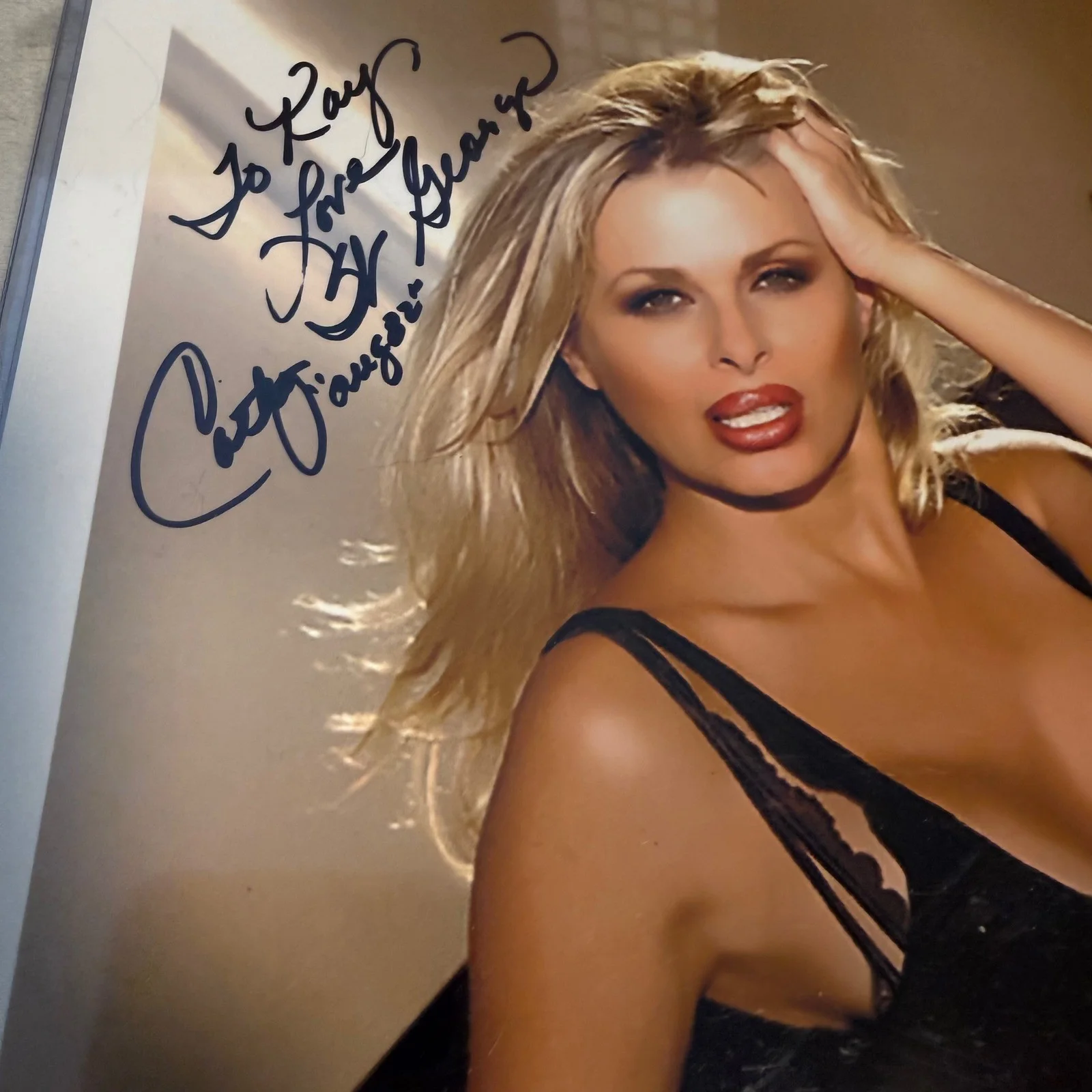 Cathy St George Signed 8x10 Photo Playboy Playmate Aug 1982 Autograph, image 2