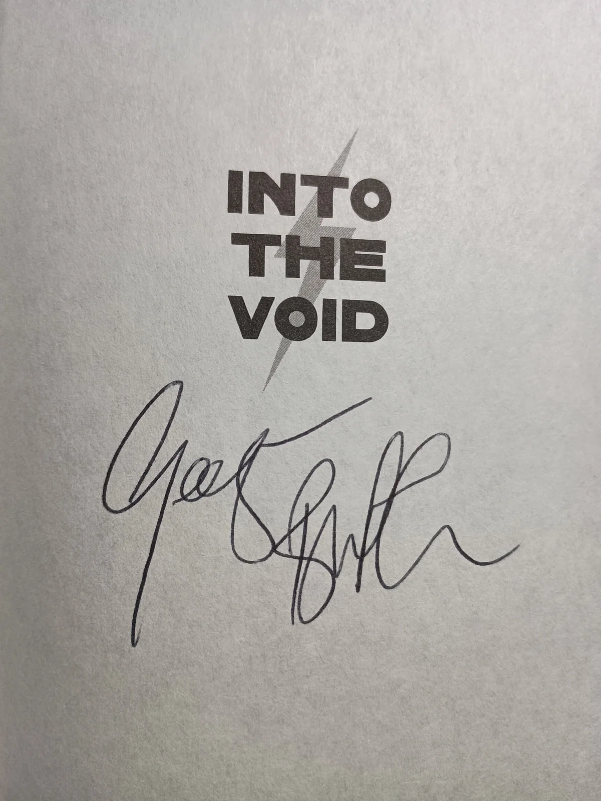 Geezer Butler SIGNED Into The Void 1st Edition Hardcover Book Black Sabbath JSA, изображение 2