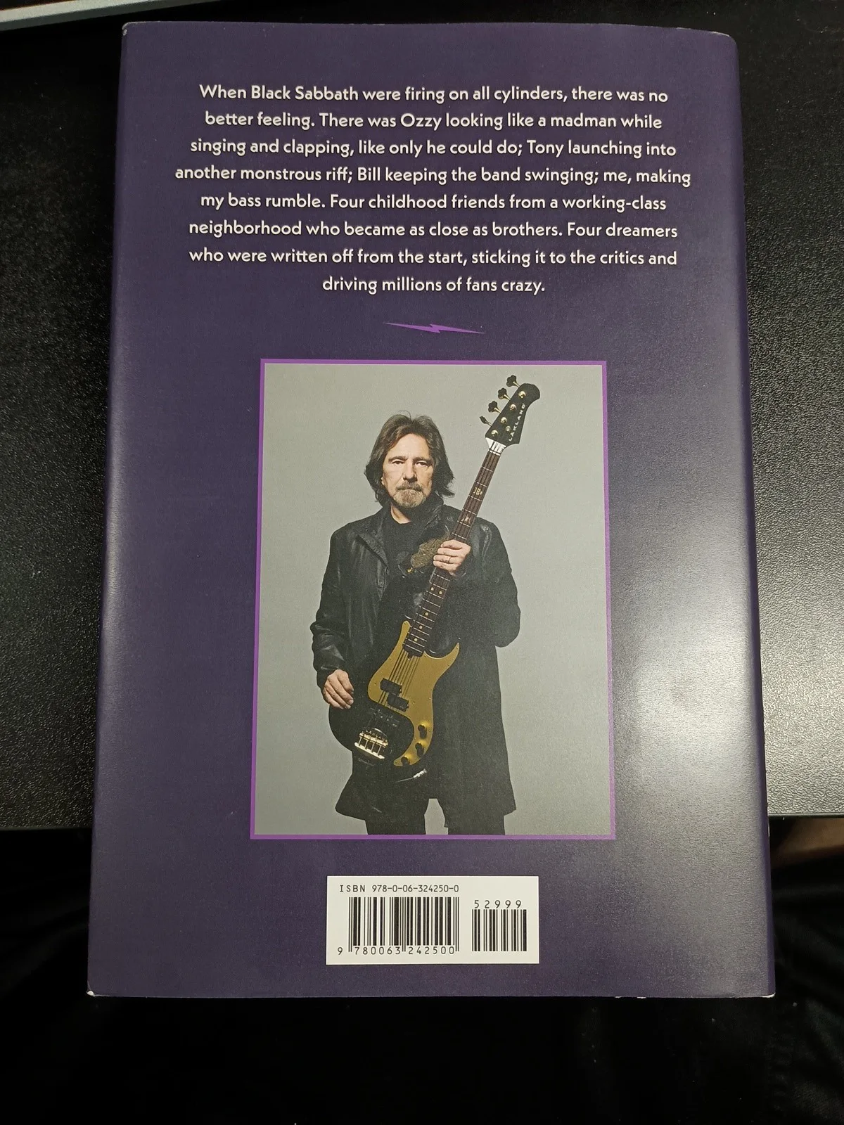 Geezer Butler SIGNED Into The Void 1st Edition Hardcover Book Black Sabbath JSA, изображение 3