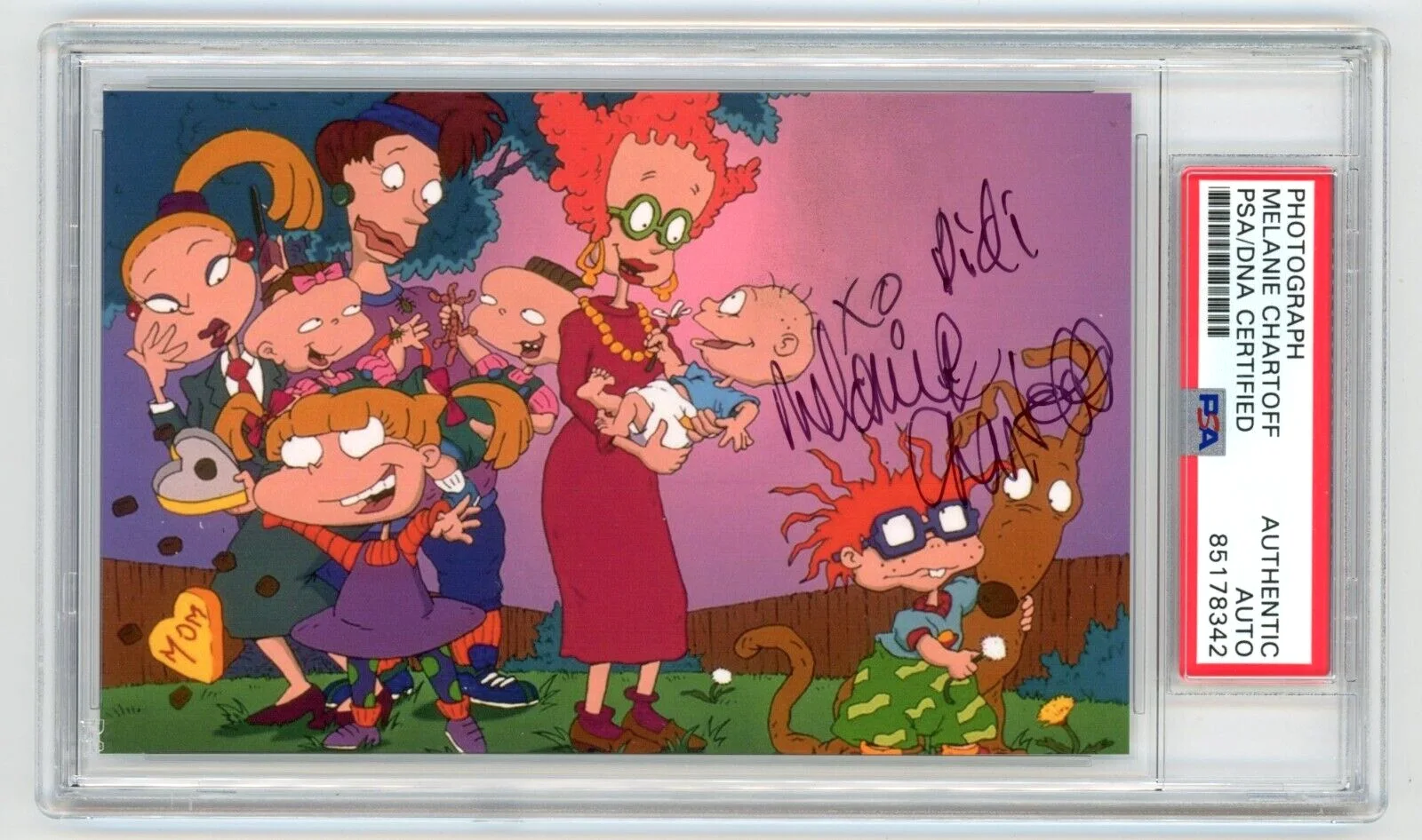 Melanie Chartoff — MELANIE CHARTOFF Autographed RUGRATS Photo - Didi Pickles Voiceover Actor- PSA