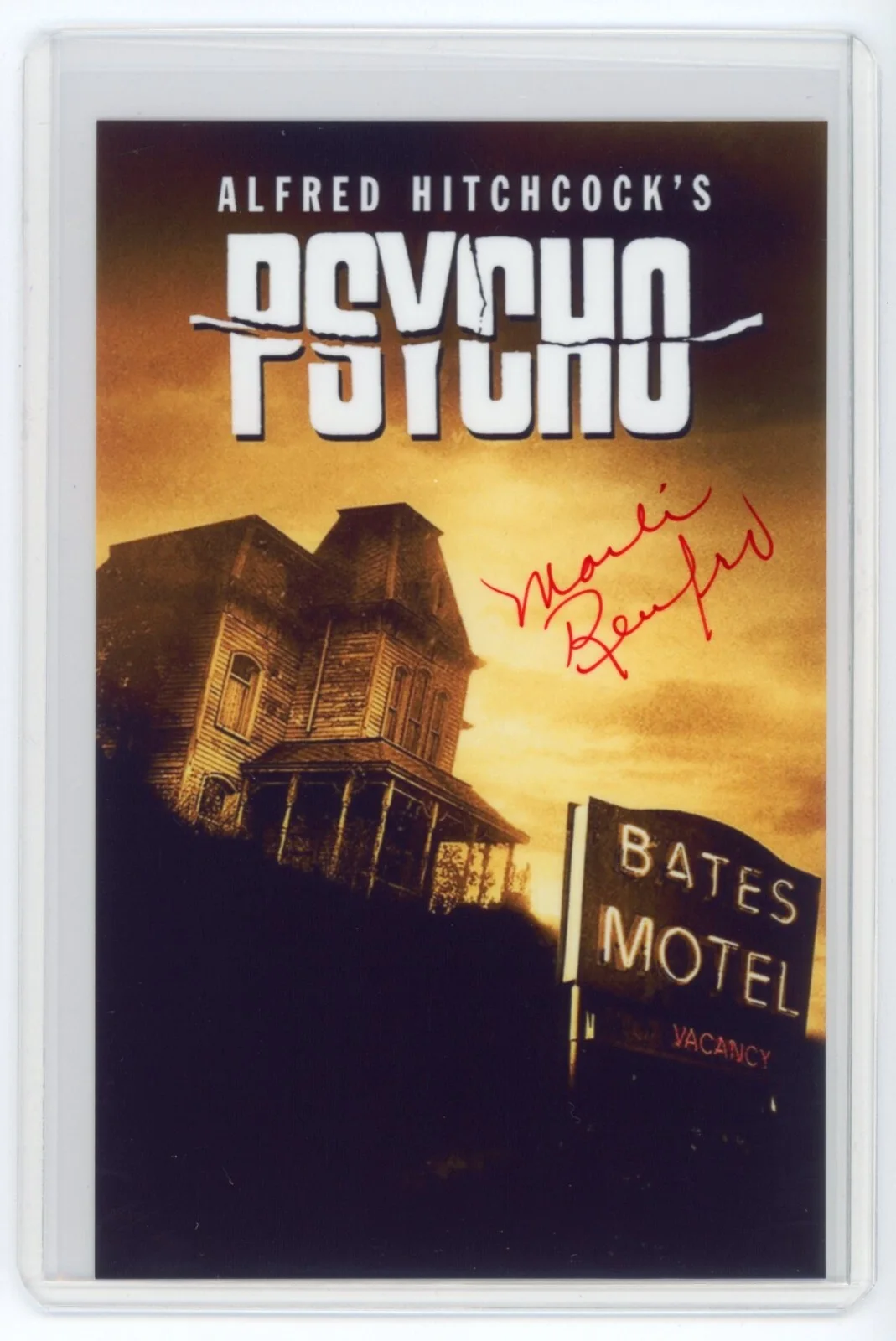 Marli Renfro — Marli Renfro Signed Photo - Psycho Janet Leigh's Body Double Shower Scene Auto