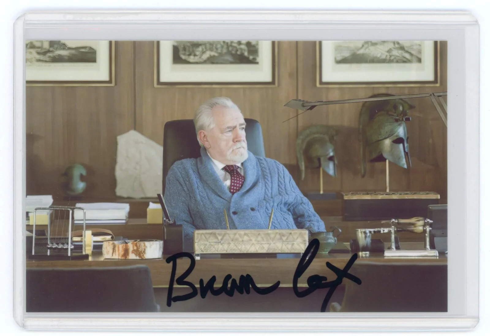 Brian Cox — Brian Cox Signed Photo - Succession Cast Logan Roy Actor Auto