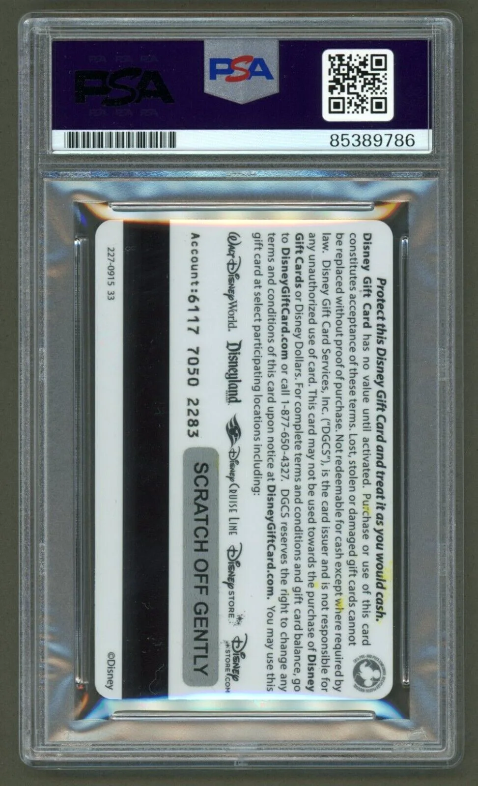 Craig T. Nelson — Craig T. Nelson Signed Disney Gift Card (PSA) The Incredibles Mr. Incredible, image 2