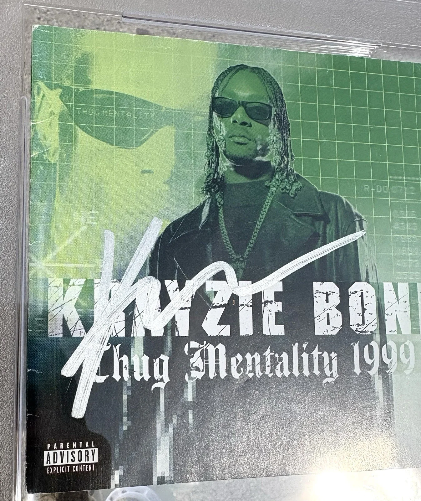 KRAYZIE BONE SIGNED PSA/DNA Auto Slabbed CD RAP HIP HOP Thug Mentality 1999, изображение 2