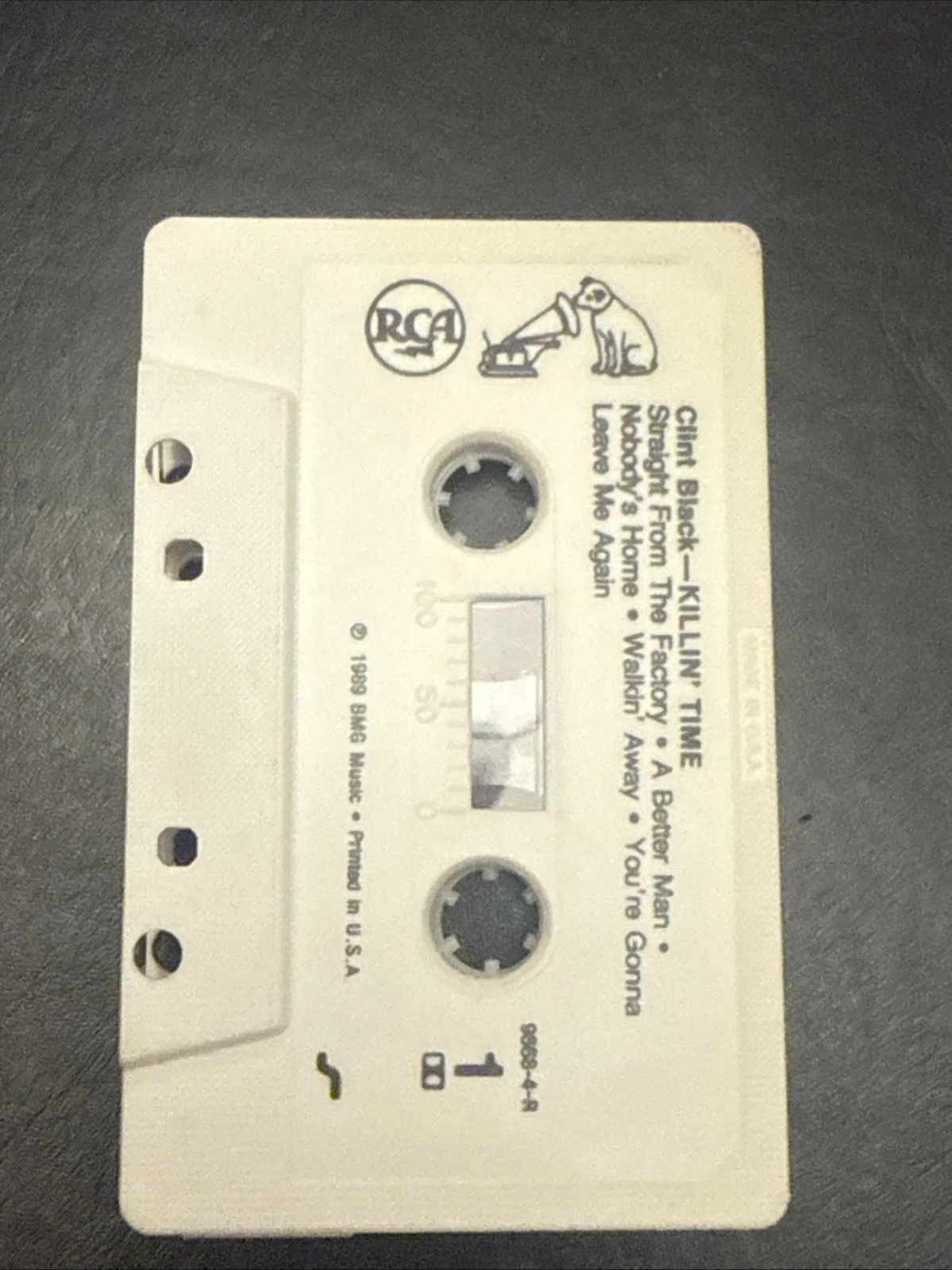 Clint Black Cassette Signed Autograph Killin’ Time Vintage Country, изображение 3