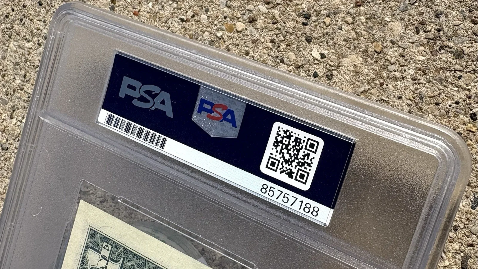 MARIE OSMOND SIGNED PSA/DNA Auto Slabbed Dollar Bill, image 4