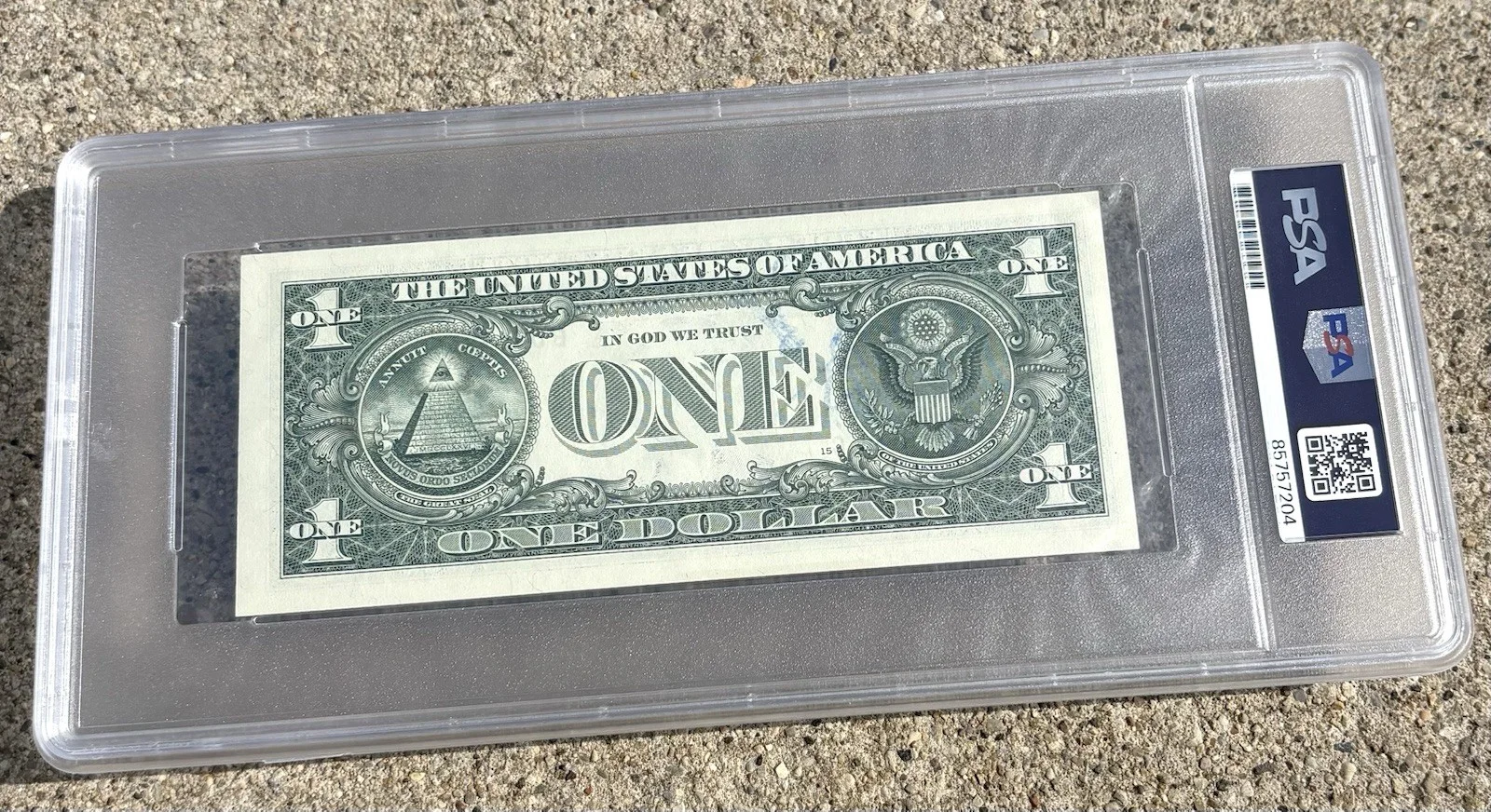 CHANCE THE RAPPER SIGNED PSA/DNA Auto Slabbed Dollar Bill RAP HIP HOP, изображение 3