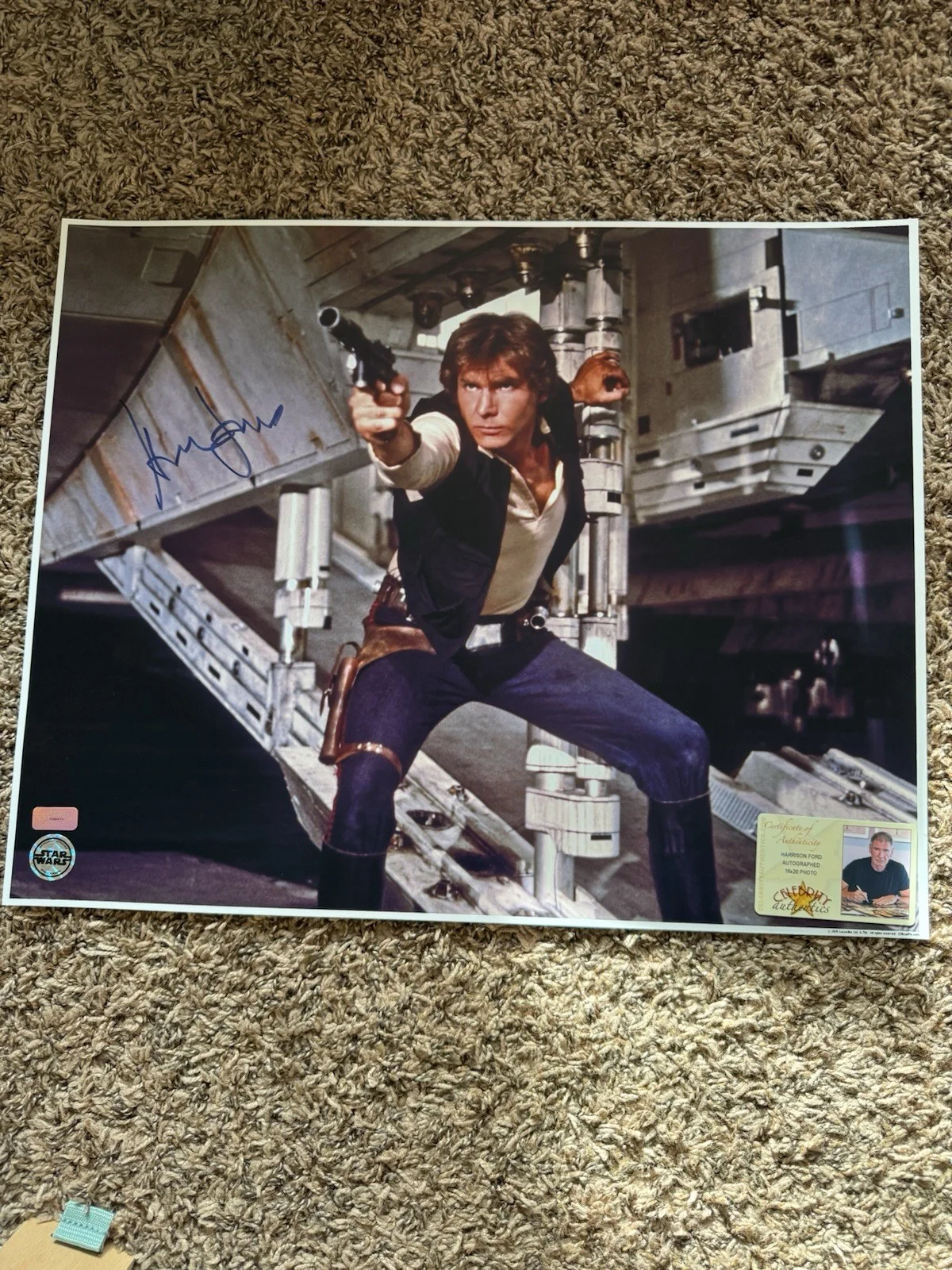 Harrison Ford — Harrison Ford Signed Official Pix OPX 16x20 Star Wars A New Hope Auto, изображение 2