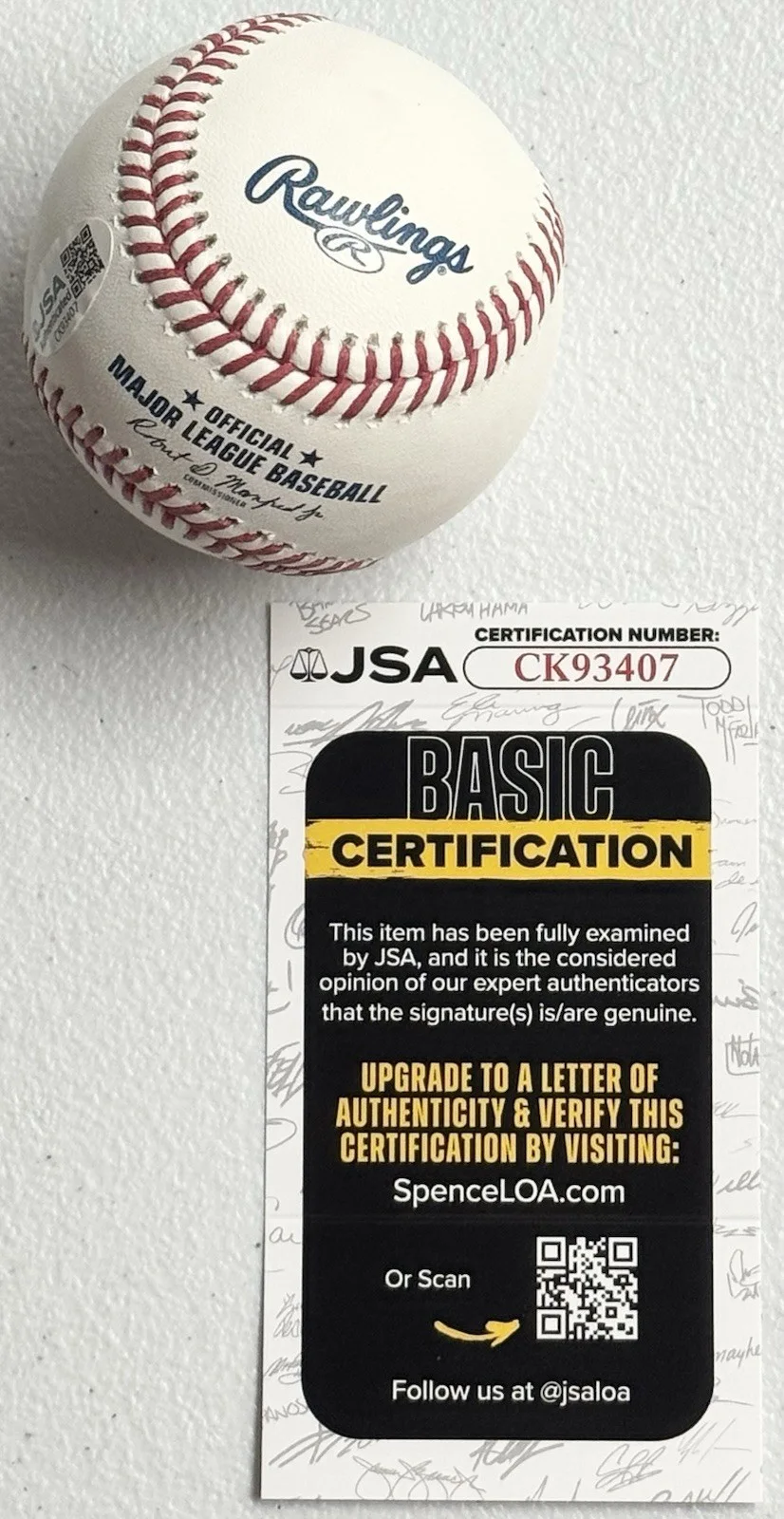 Jerry Seinfeld — Jerry Seinfeld Signed Autographed OML Baseball JSA COA Mets, image 3