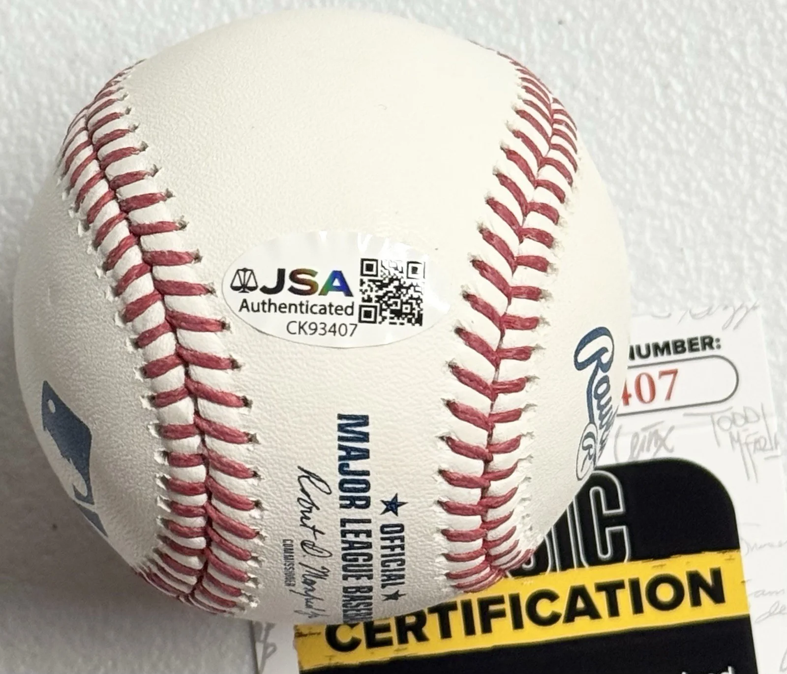 Jerry Seinfeld — Jerry Seinfeld Signed Autographed OML Baseball JSA COA Mets, image 4