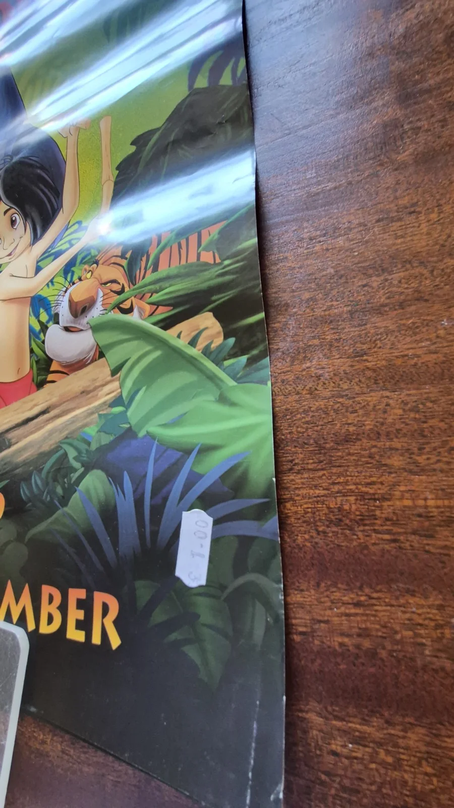 JUNGLE BOOK 2 Walt Disney ORIGINAL POSTER Video Shop DVD VHS, image 4
