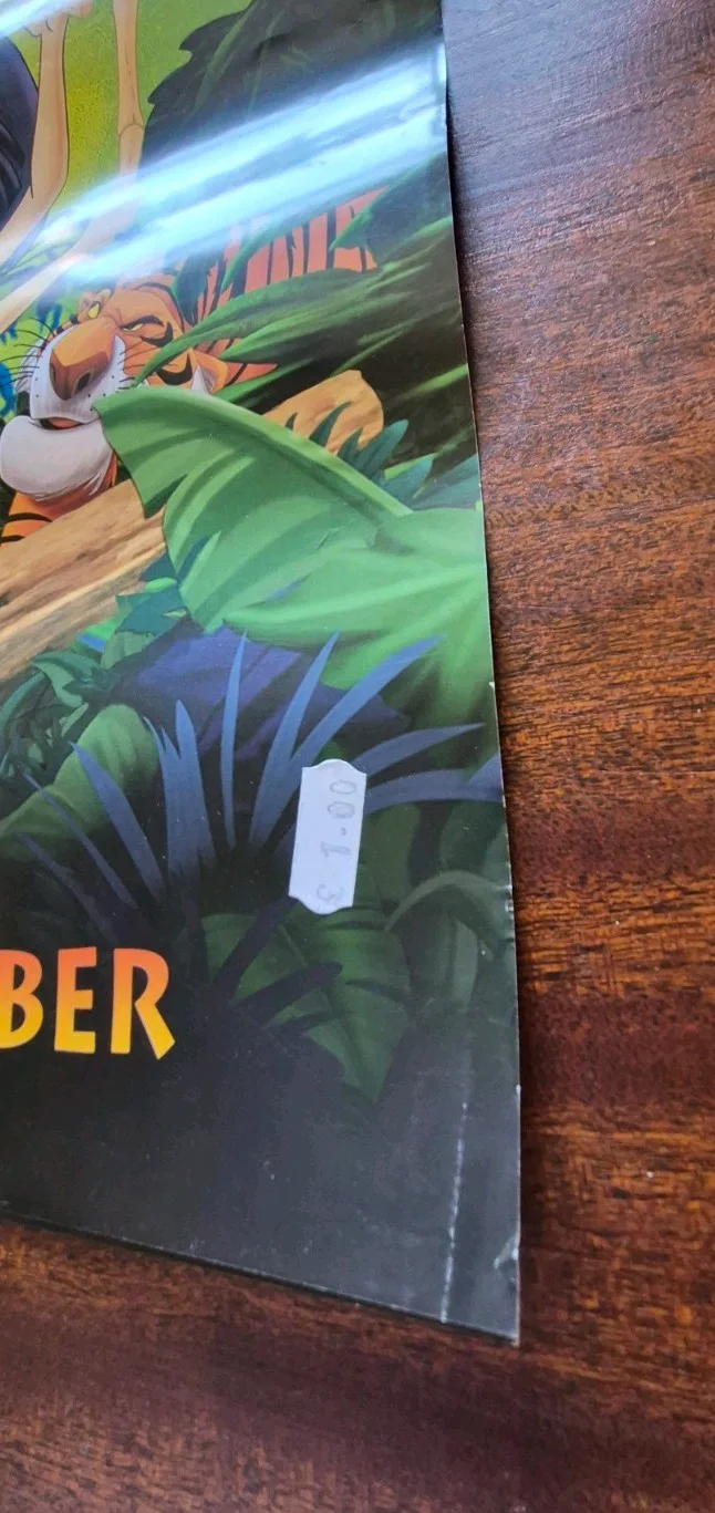 JUNGLE BOOK 2 Walt Disney ORIGINAL POSTER Video Shop DVD VHS, image 5