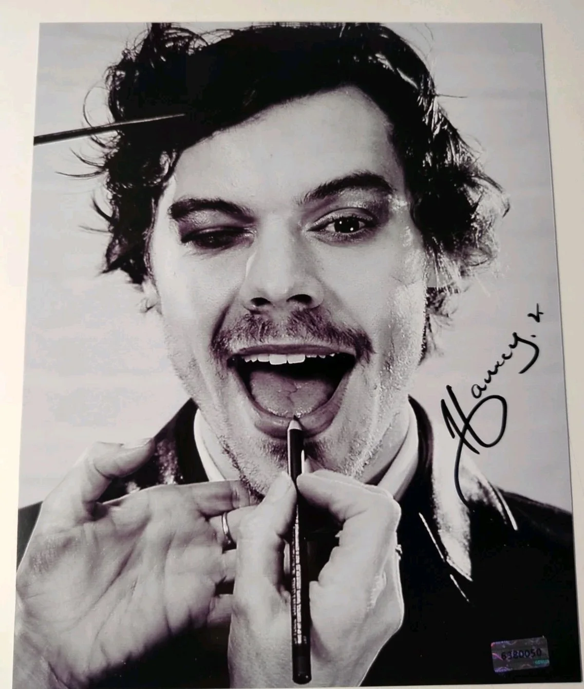 Harry Styles Signed Photo Autographed 8x10 COA GCOA One Direction, image 3