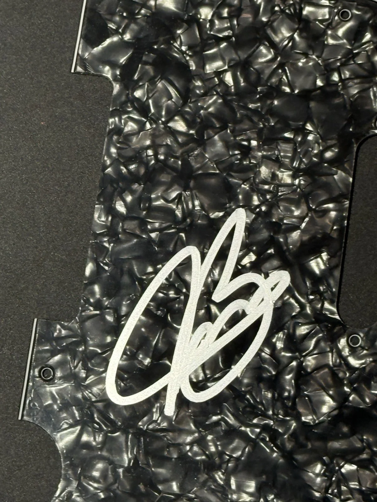 JOE BONAMASSA SIGNED ELECTRIC GUITAR PICKGUARD JSA COA, image 2