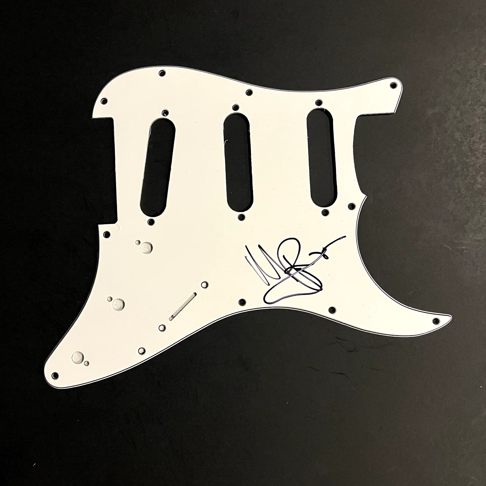Matt Pike — Matt Pike Signed Stratocaster Pickguard (Sleep Band Autograph NOT Vinyl / CD), изображение 2