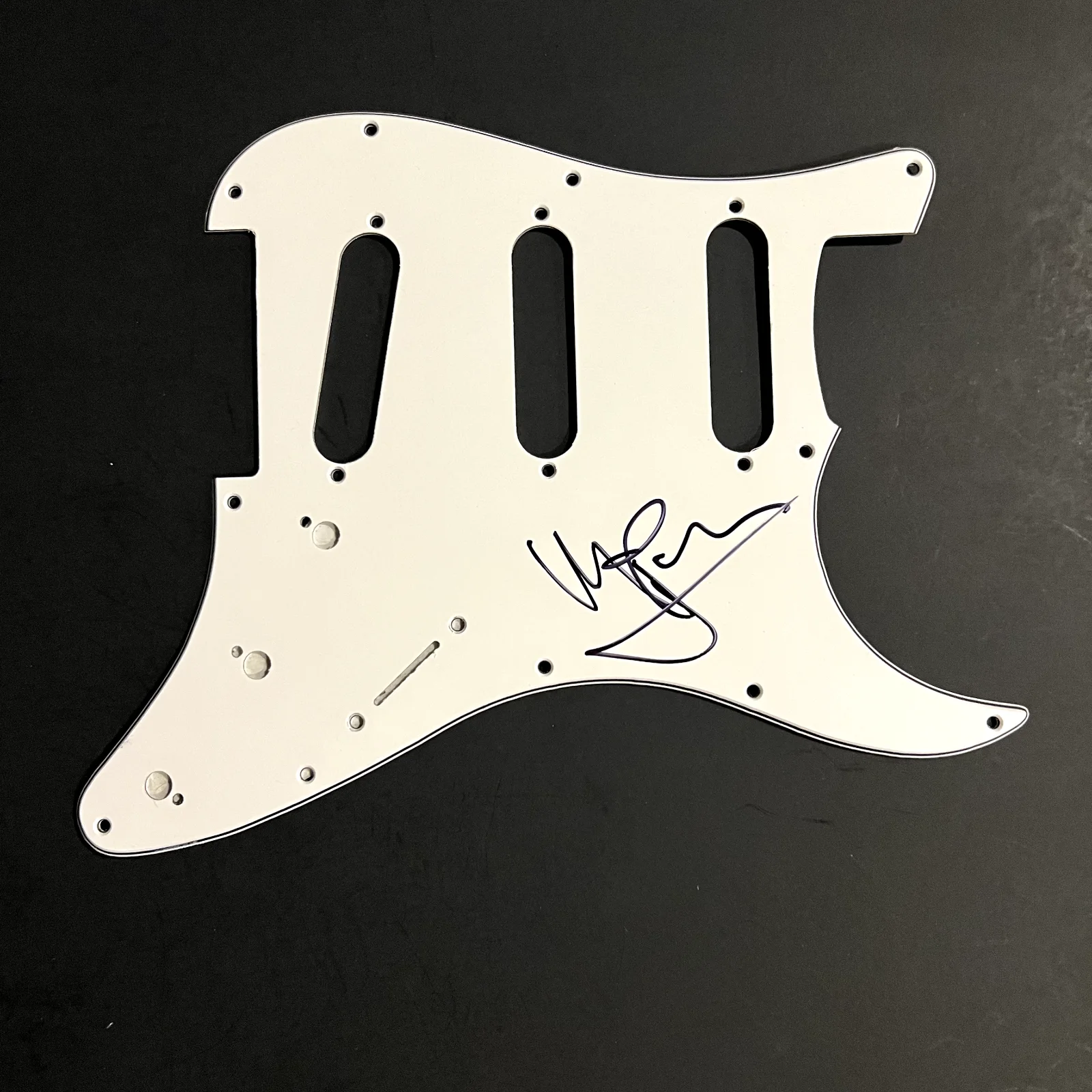 Matt Pike — Matt Pike Signed Stratocaster Pickguard (Sleep Band Autograph NOT Vinyl / CD), изображение 3