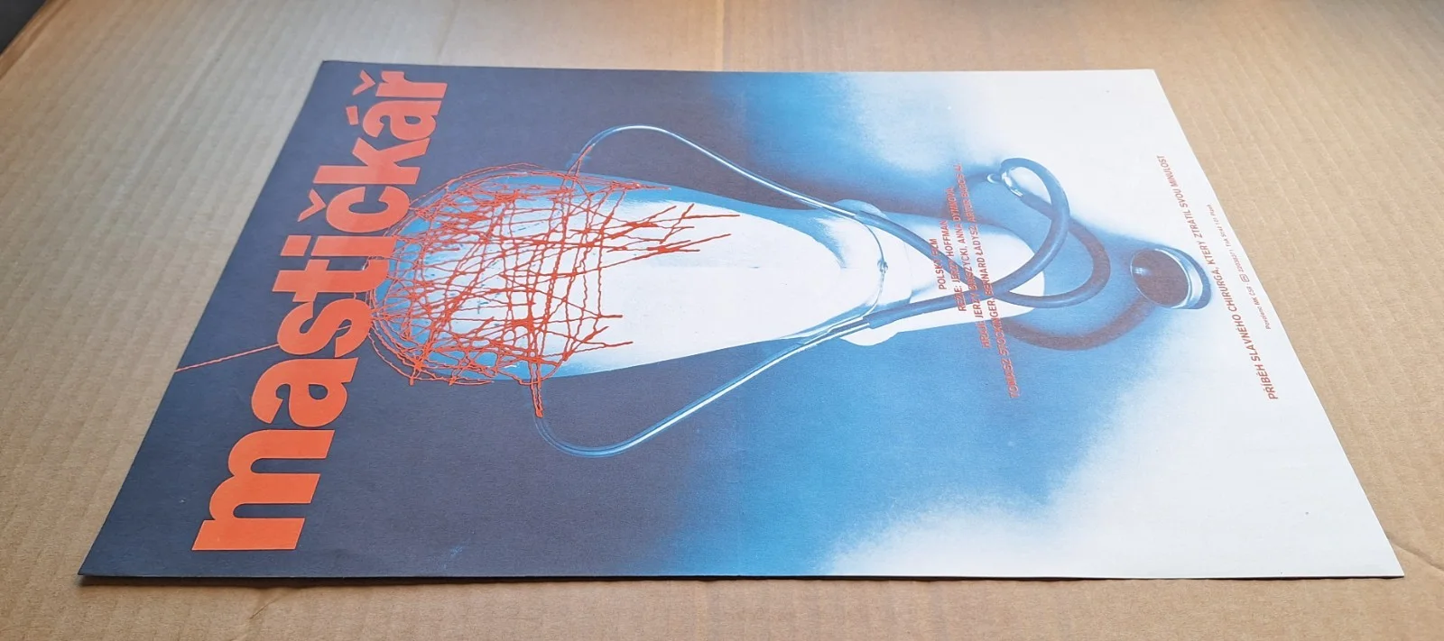 ZNACHOR THE QUACK, JERZY HOFFMAN, ORIGINAL A3 CZECH MOVIE POSTER, PETR CHALABALA, изображение 2