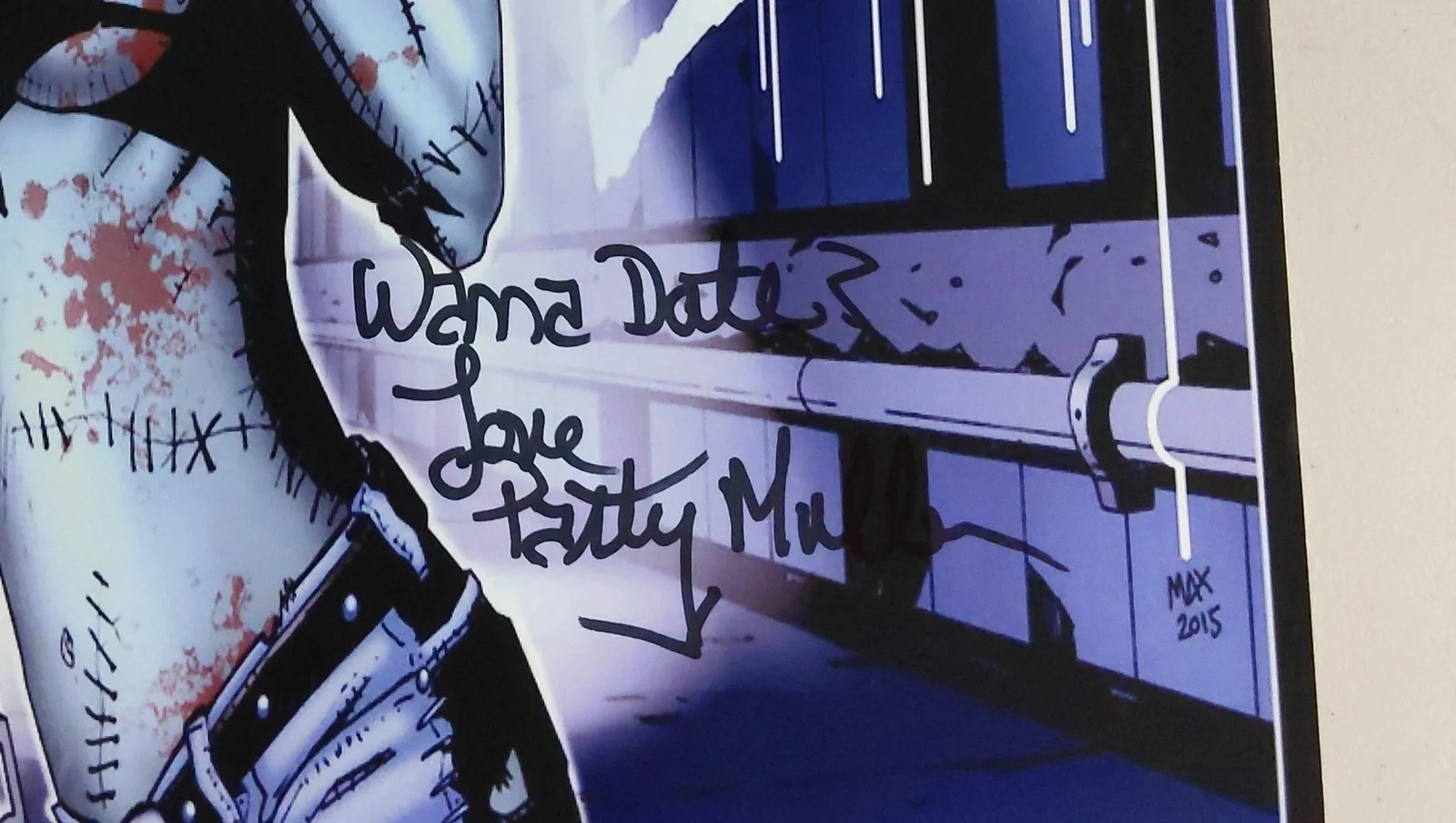 Patty Mullen Signed 11x17 Frankenhooker Poster Autographed JSA COA B, изображение 2