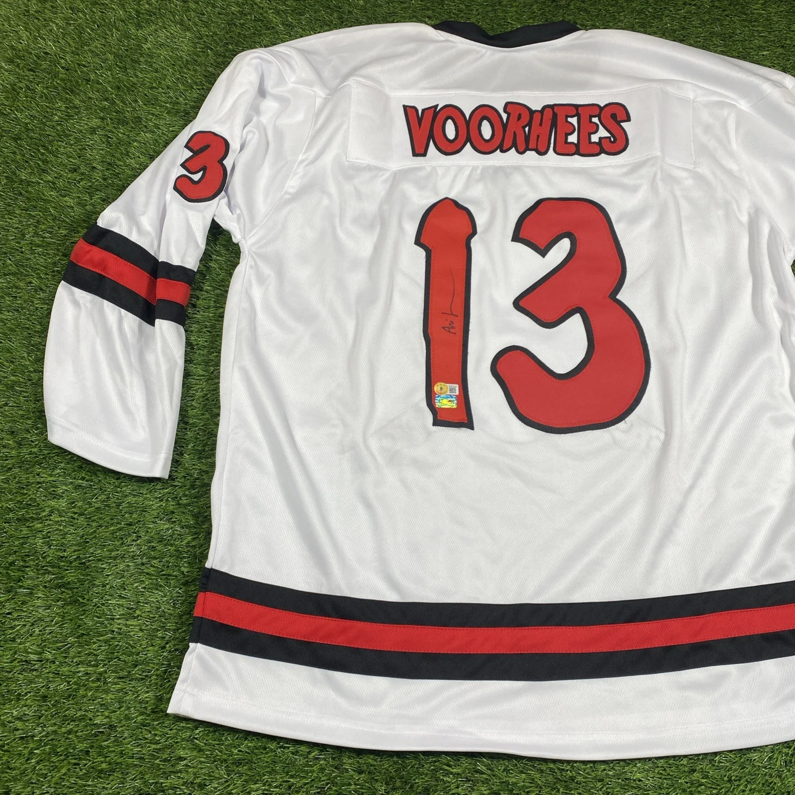 Jason Voohees — Jason Voorhees Autographed Jersey Mens Xl Friday the 13th Beckett COA, изображение 4