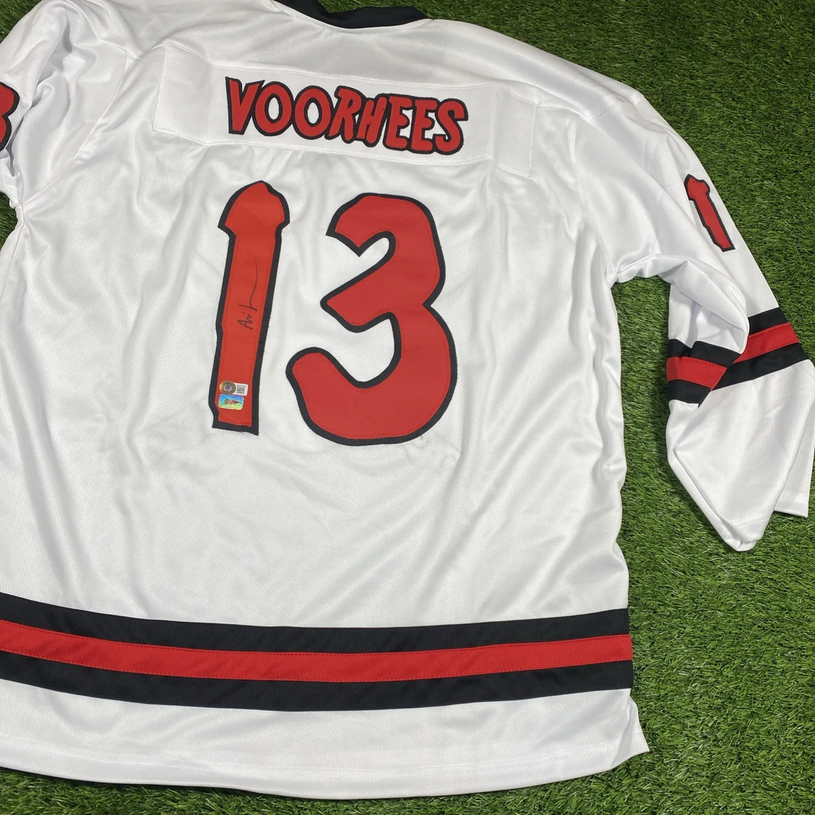 Jason Voohees — Jason Voorhees Autographed Jersey Mens Xl Friday the 13th Beckett COA, изображение 5