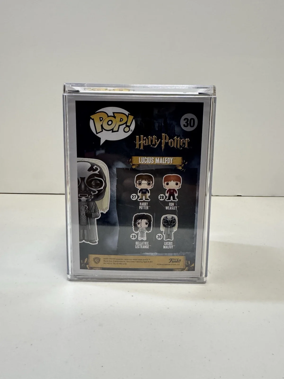 Jason Isaacs — Funko Pop Harry Potter Lucius Malfoy 30 Signed By Jason Isaacs (Beckett) NEW, image 2