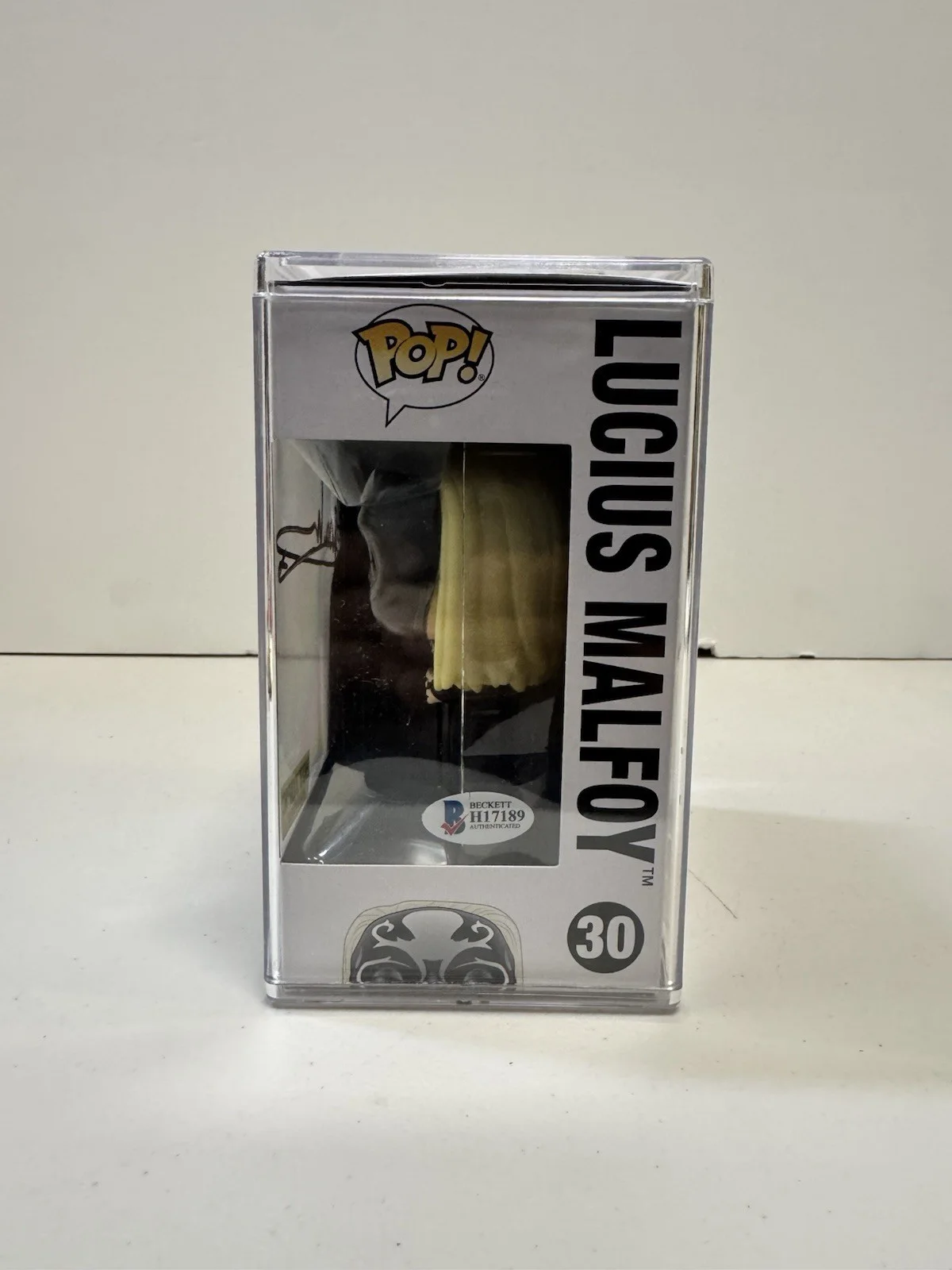 Jason Isaacs — Funko Pop Harry Potter Lucius Malfoy 30 Signed By Jason Isaacs (Beckett) NEW, image 3