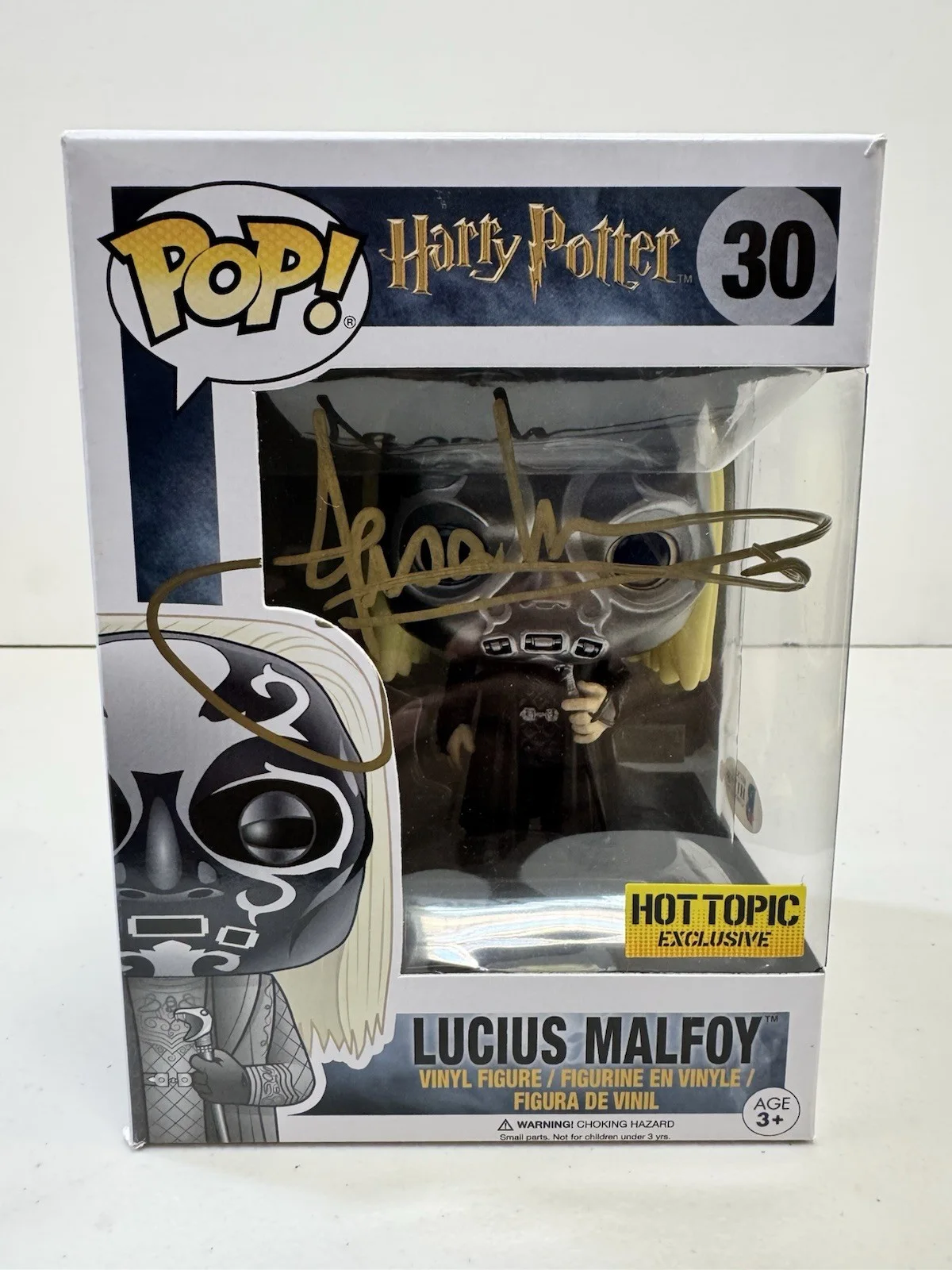Jason Isaacs — Funko Pop Harry Potter Lucius Malfoy 30 Signed By Jason Isaacs (Beckett) NEW, image 5