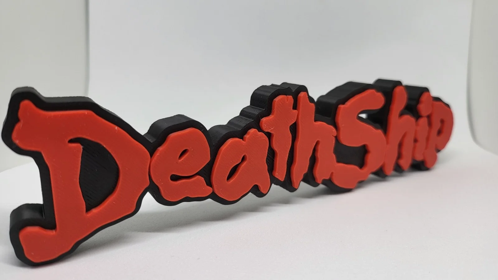 Death Ship 1980 Horror Movie Logo Sign – 3D Printed Movie Display – Retro Film, изображение 2
