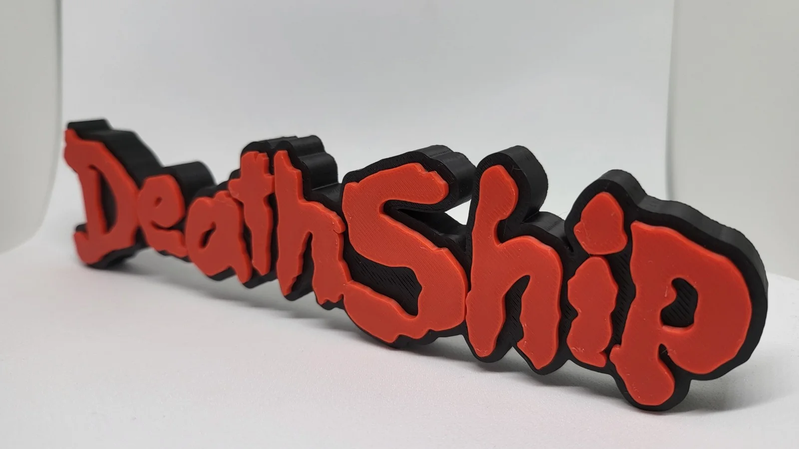 Death Ship 1980 Horror Movie Logo Sign – 3D Printed Movie Display – Retro Film, изображение 3