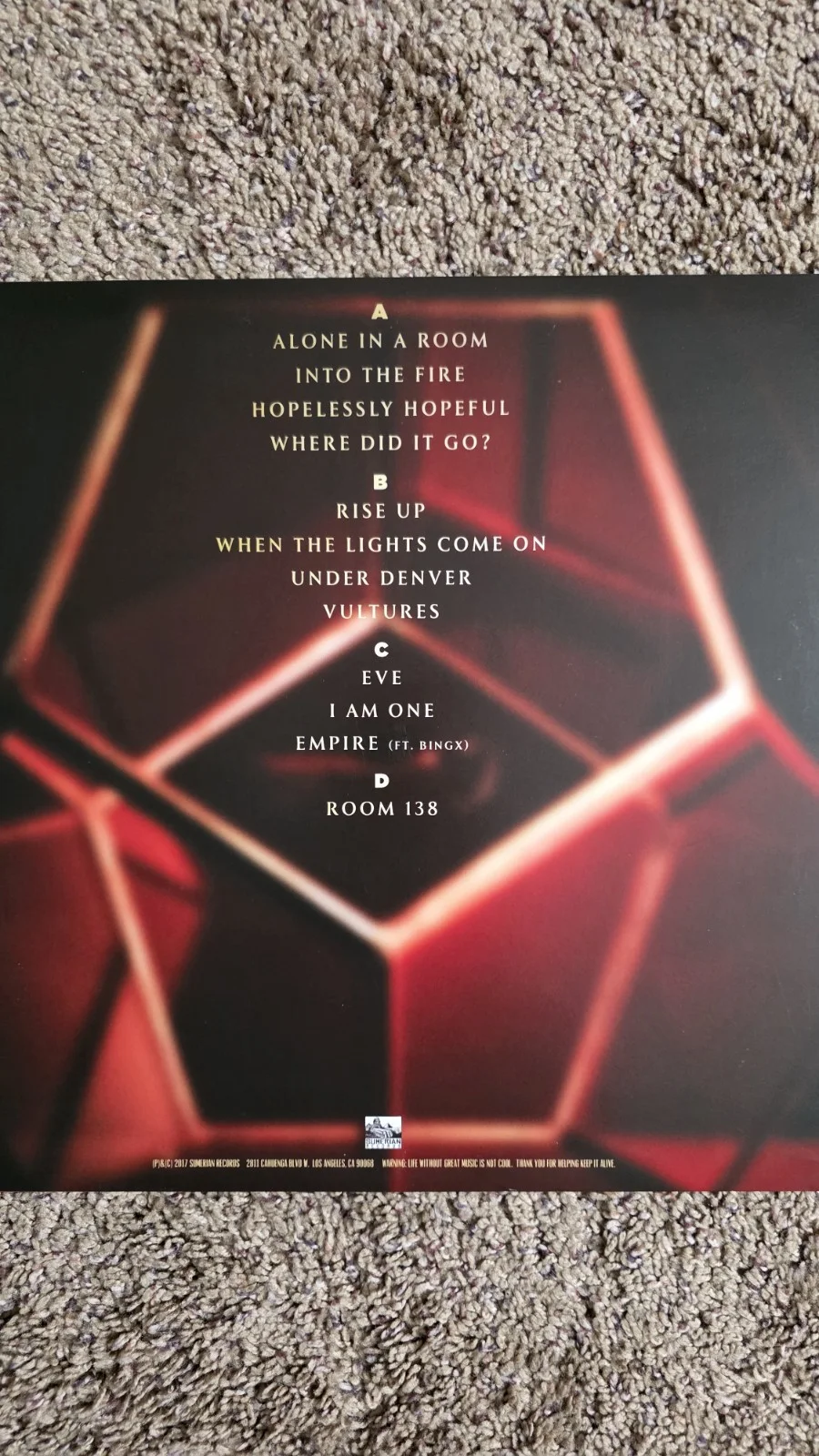 Asking Alexandria Band Signed Vinyl Album Self Titled Asking Alexandria x5, изображение 5