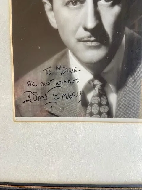 JOHN EMERY Signed / Autograph Framed Photograph JSA Certified CN06575 Died 1964, изображение 2
