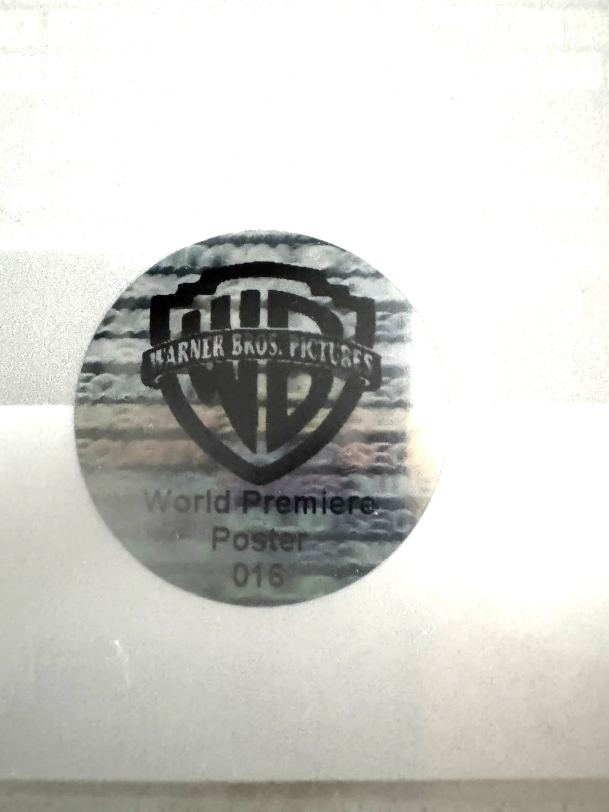 Director Peter Jackson — The Hobbit World Premier Poster RARE VHF Warner Brothers Hologram 28 Sig COA #16, изображение 4