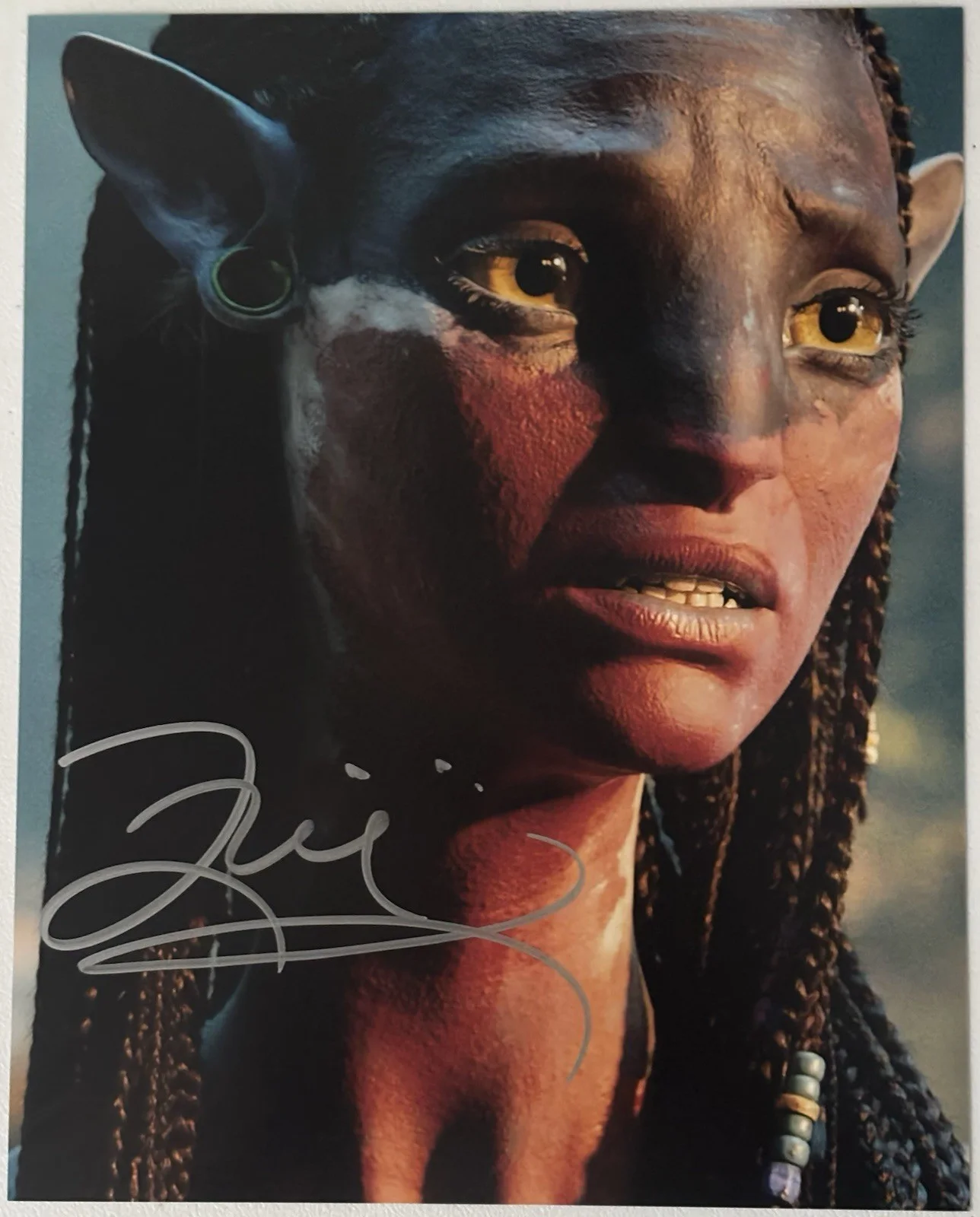 Zoe Saldana — Zoe Saldana Signed Photo, 8x10 with COA, Avatar