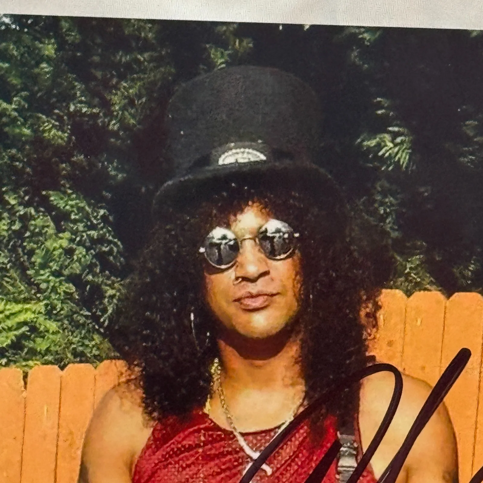 SLASH SIGNED AUTOGRAPHED 8x10 PHOTOGRAPH AUTO PHOTO GUNS N ROSES VELVET REVOLVER, изображение 2
