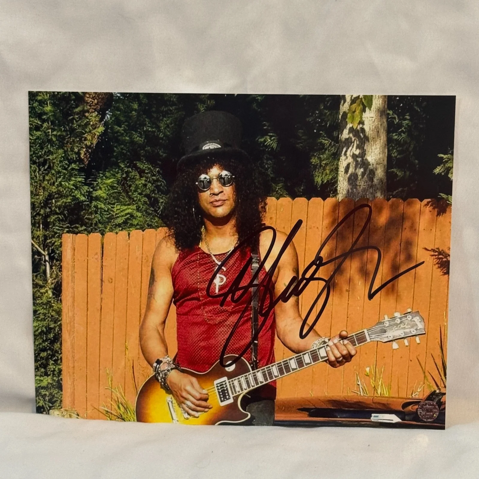 SLASH SIGNED AUTOGRAPHED 8x10 PHOTOGRAPH AUTO PHOTO GUNS N ROSES VELVET REVOLVER, изображение 3